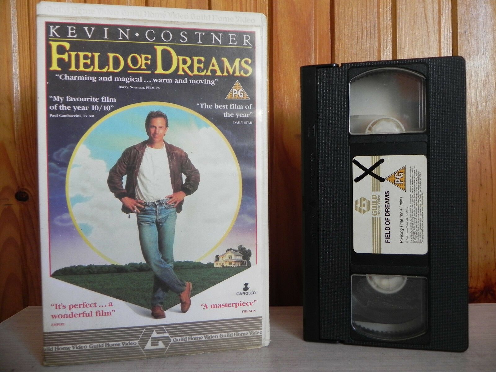 Field Of Dreams - Large Box - Guild - Kevin Costner - Ray Liotta - Pal Video VHS-