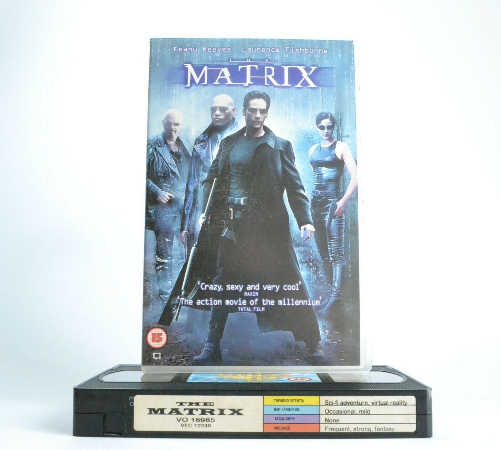 The Matrix (1999) - Sci-Fi Action - Large Box - K.Reeves/L.Fishburne - Pal VHS-