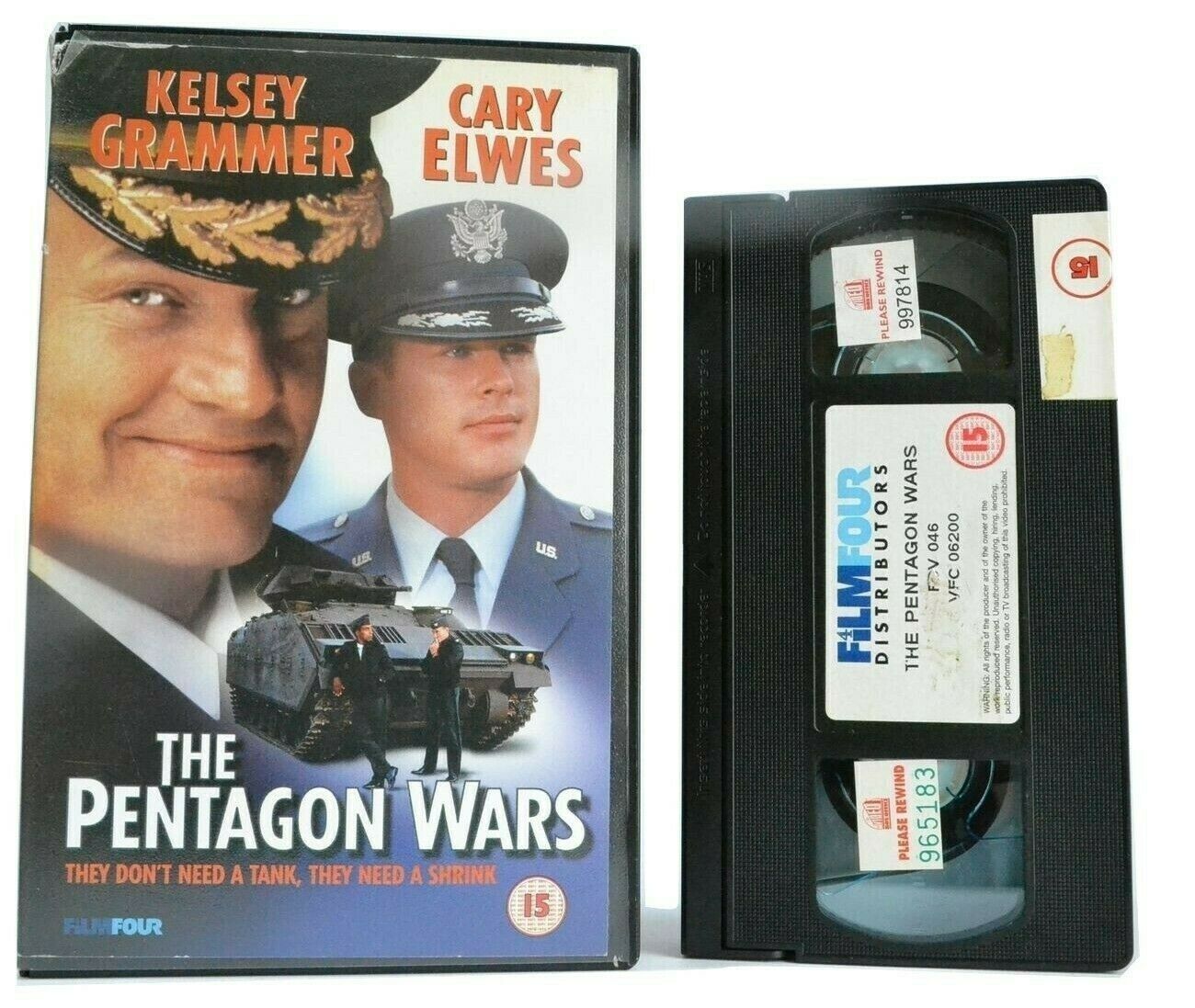 The Pentagon Wars: Based On J.G. Burton Book - Comedy (1998) - Large Box - VHS-