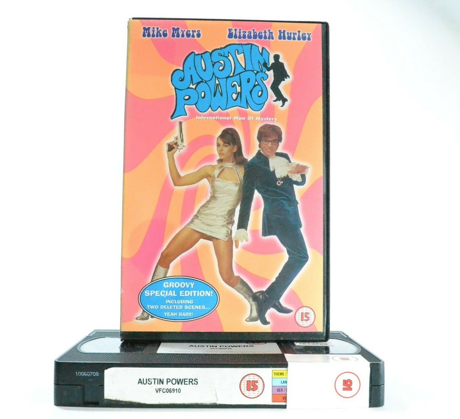 Austin Powers: International Man of Mystery - Spy Comedy - Large Box - Pal VHS-