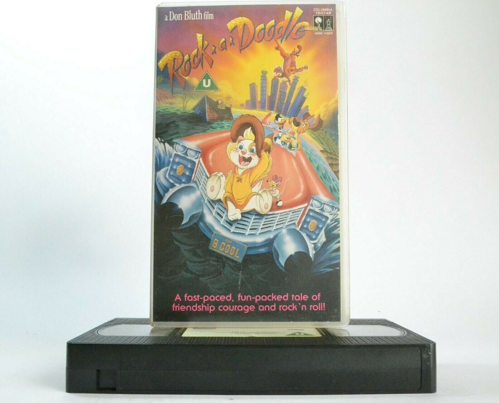 Rock A Doodle (1991); -<Don Bluth>- Animated Musical Adventure - Kids - Pal VHS-