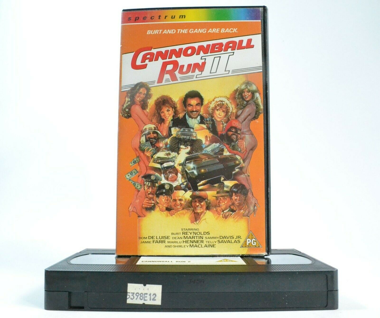 Cannonball Run 2 [Spectrum]: Automobile Racing Action - Burt Reynolds - Pal VHS-