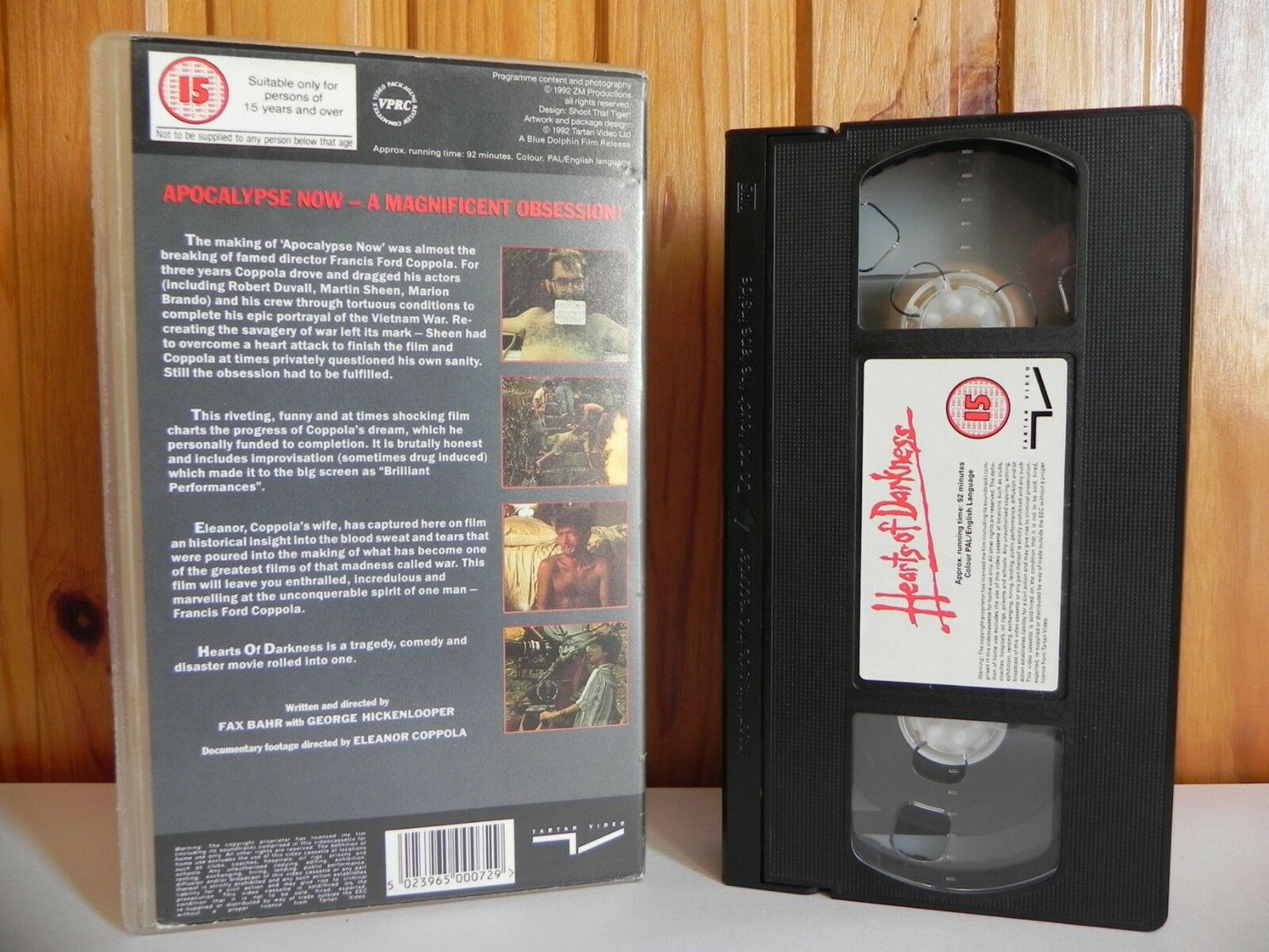 Hearts Of Darkness - Tartan Video - Documentary - Eleanor Coppola - Pal VHS-