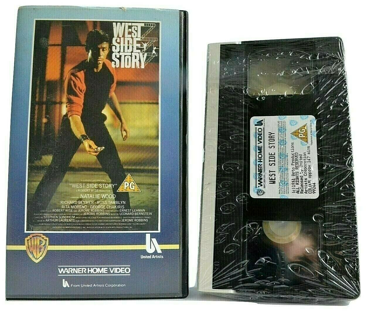 West Side Story (1961) -<Brand New Sealed>- Musical - [Natalie Wood] - Pal VHS-