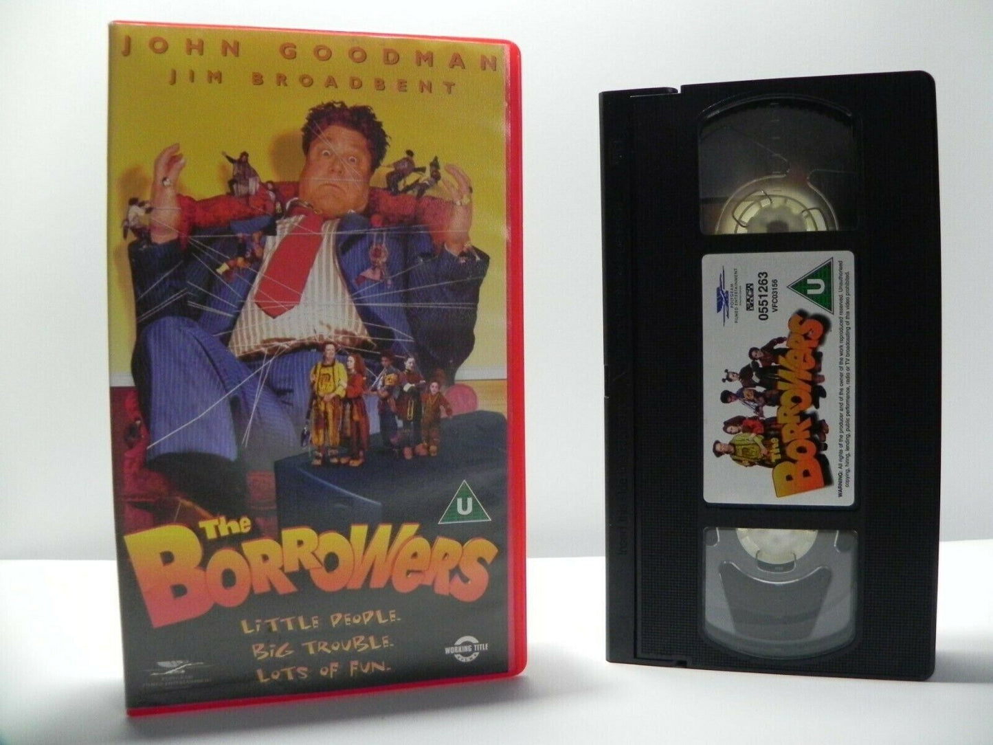 The Borrowers: Mary Norton (1997) Live-Action Fantasy Comedy - J.Goodman - VHS-