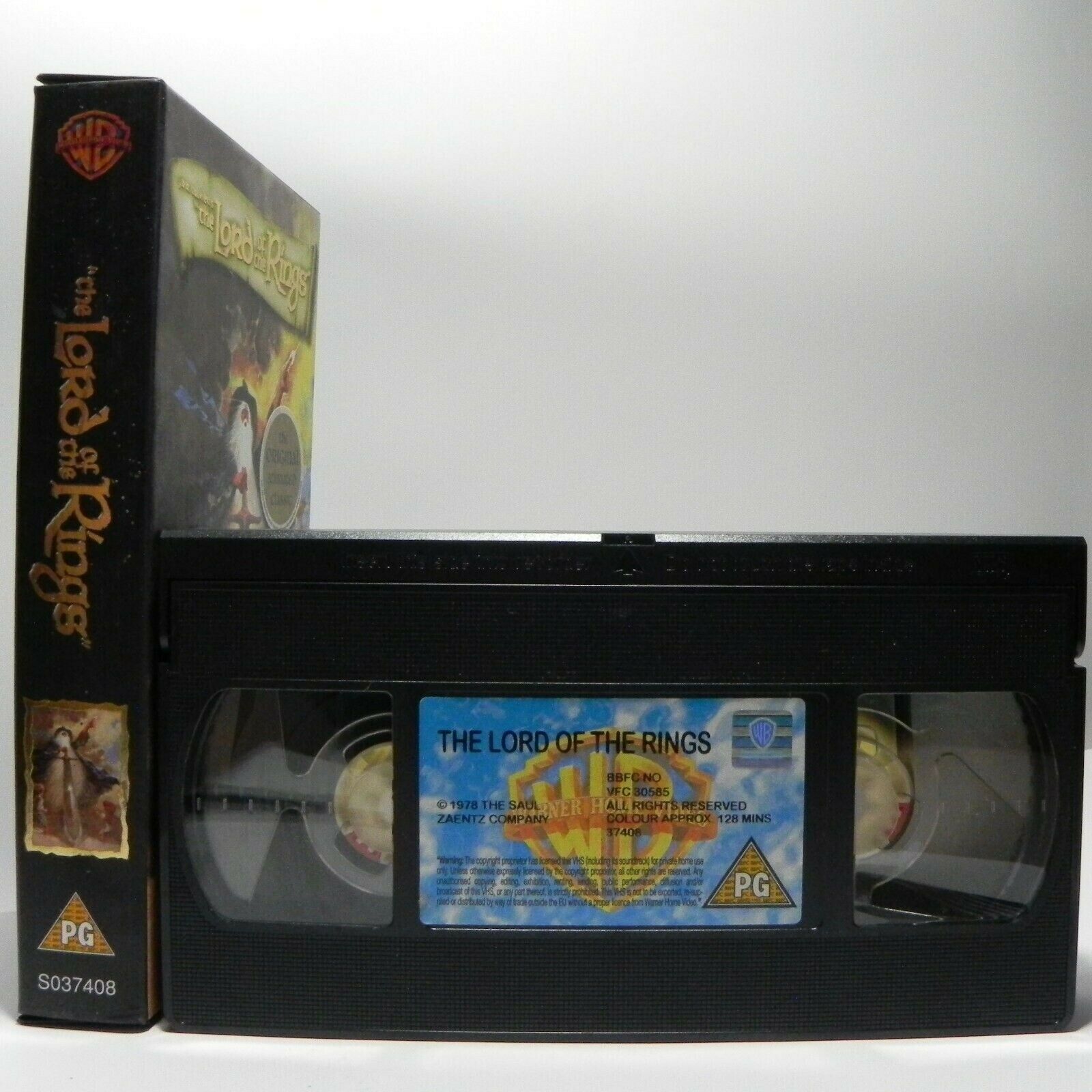 The Lord Of The Rings - Animated Classic - By JRR.Tolkien - Children's - VHS-