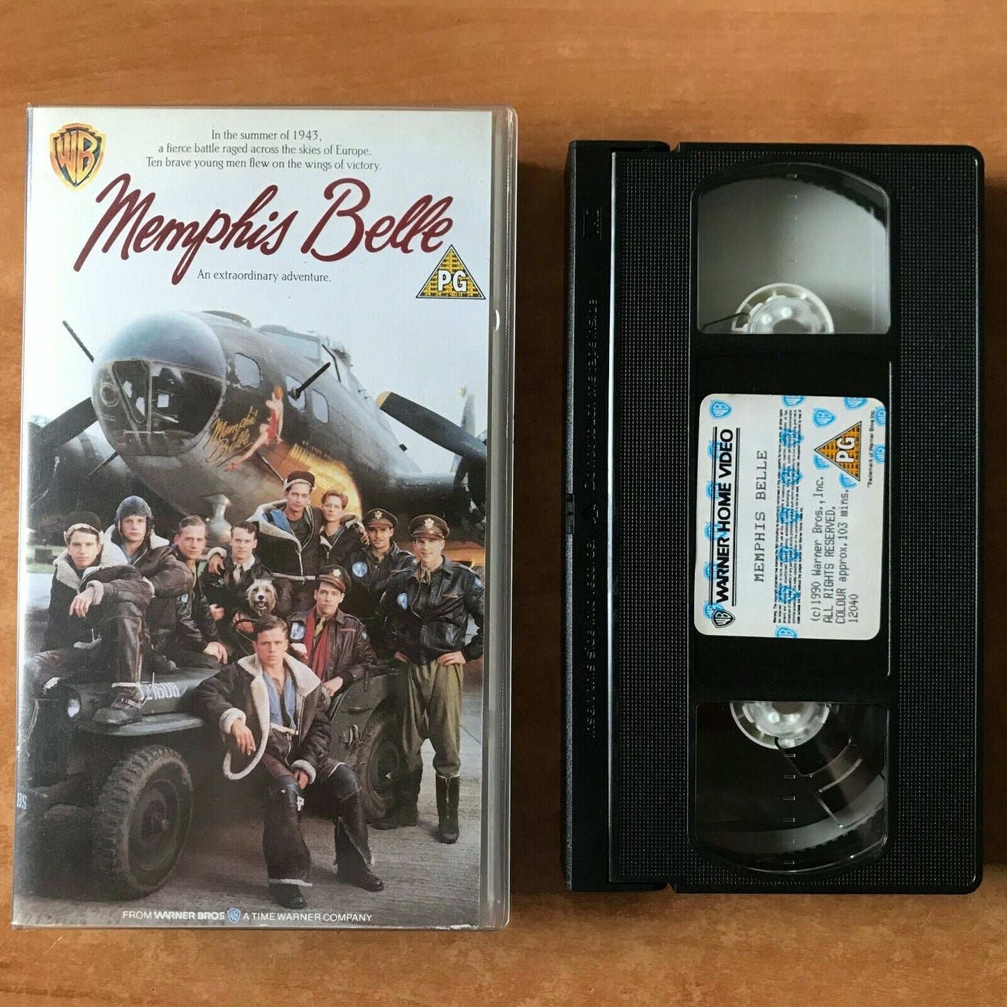 Memphis Belle (1990): Action - War Drama [B-17 Crew] Eric Stoltz - Pal VHS-