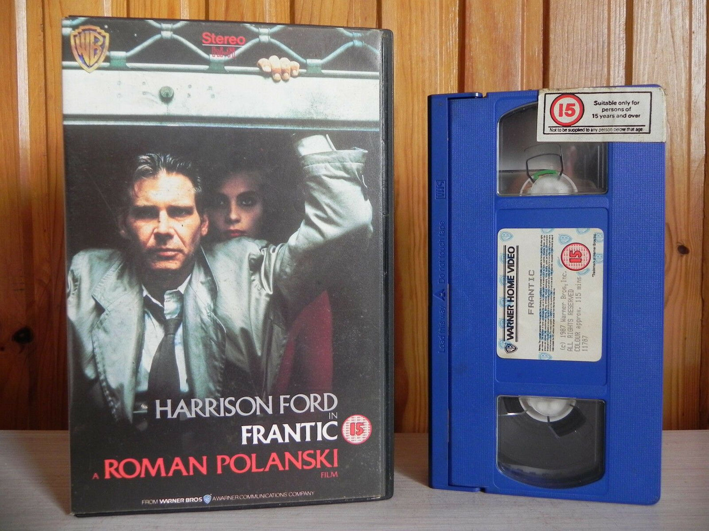Frantic: Director Roman Polanski - Warner Home - Thriller - Harrison Ford - VHS-