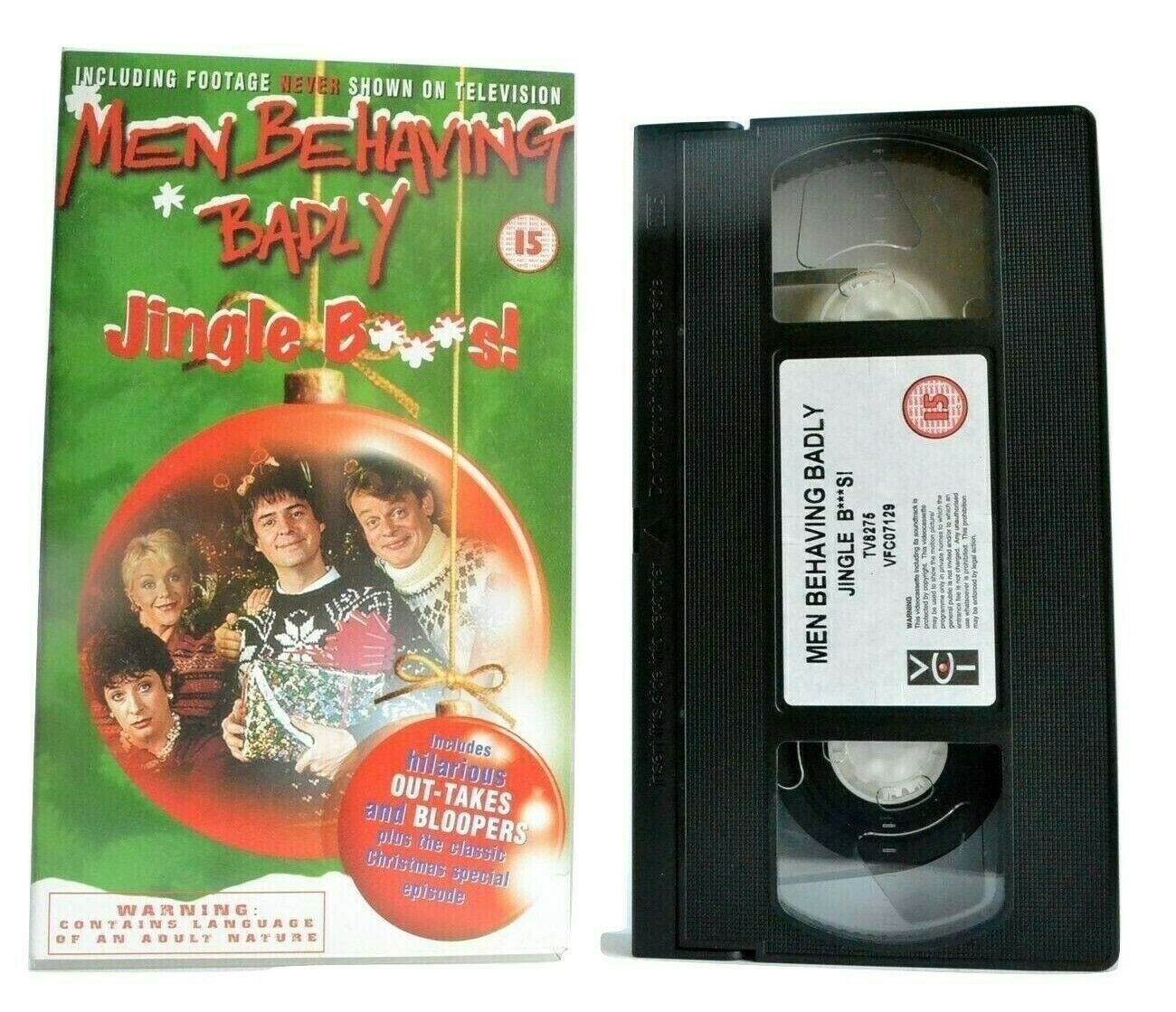 Men Behaving Badly: Jingle B***S - Christmas Special - British Comedy - Pal VHS-