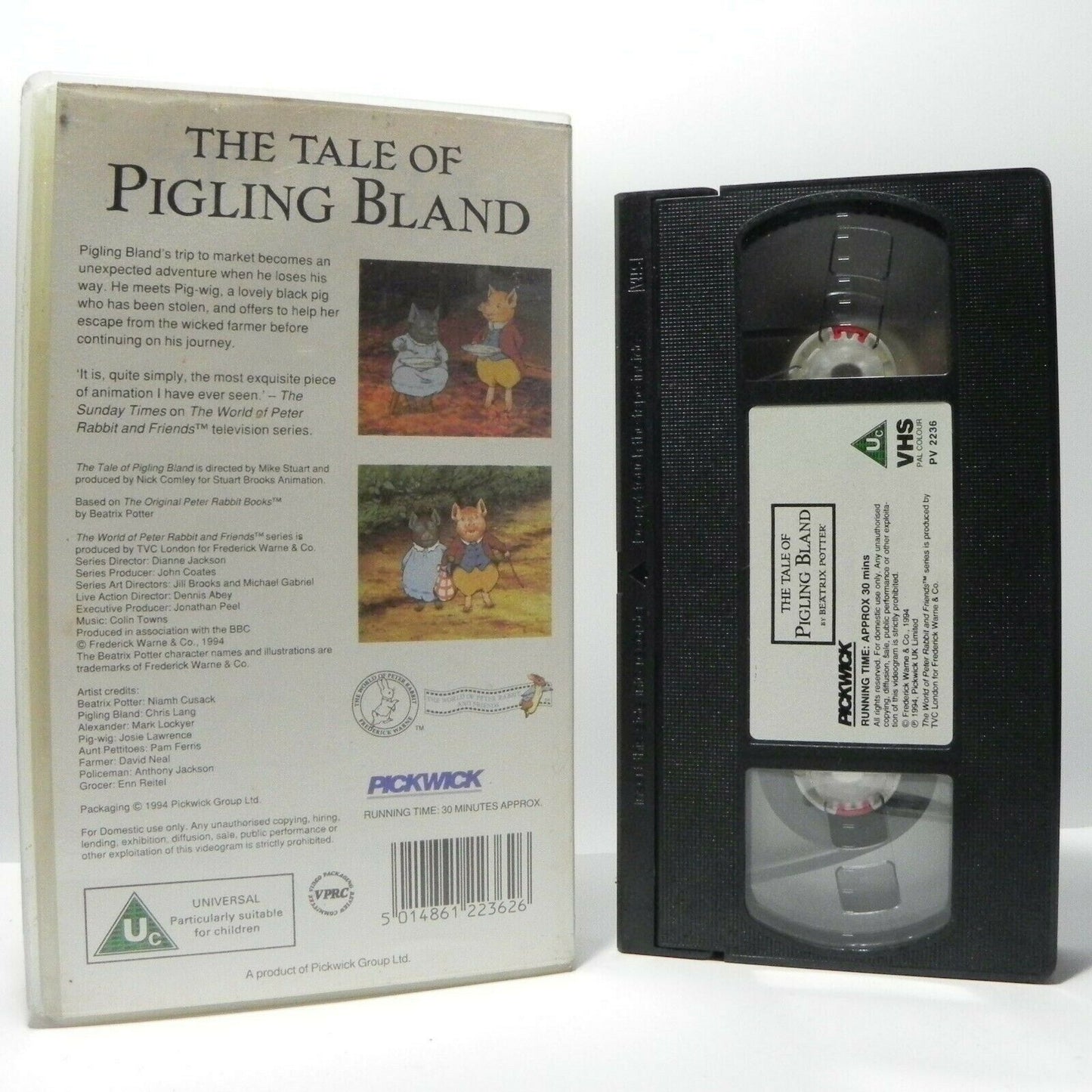 The Tale Of Pigling Bland: By Beatrix Potter - Classic Animation - Kids - VHS-