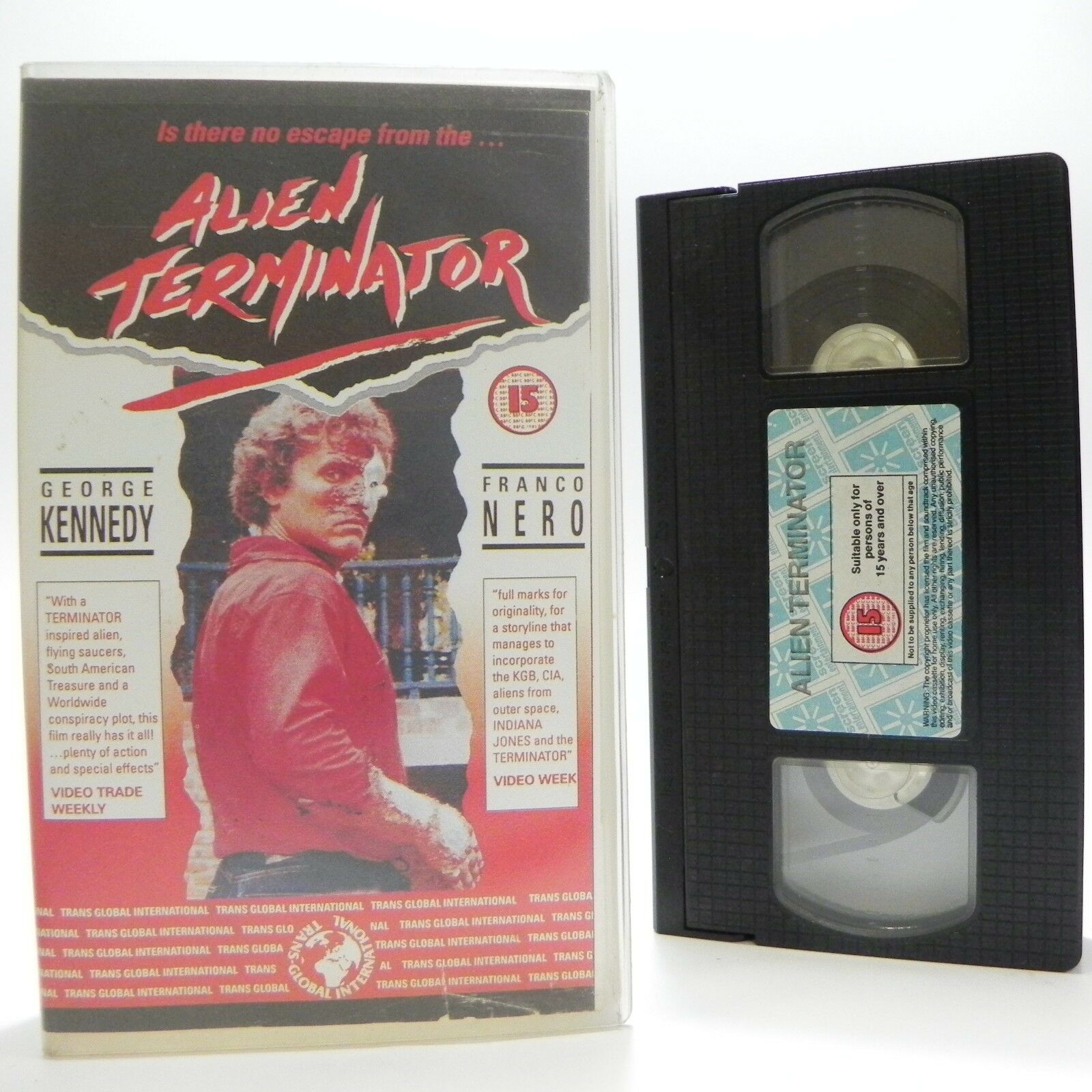 Alien Terminator: Action/Adventure - Alien Invaders - G.Kennedy/F.Nero - Pal VHS-