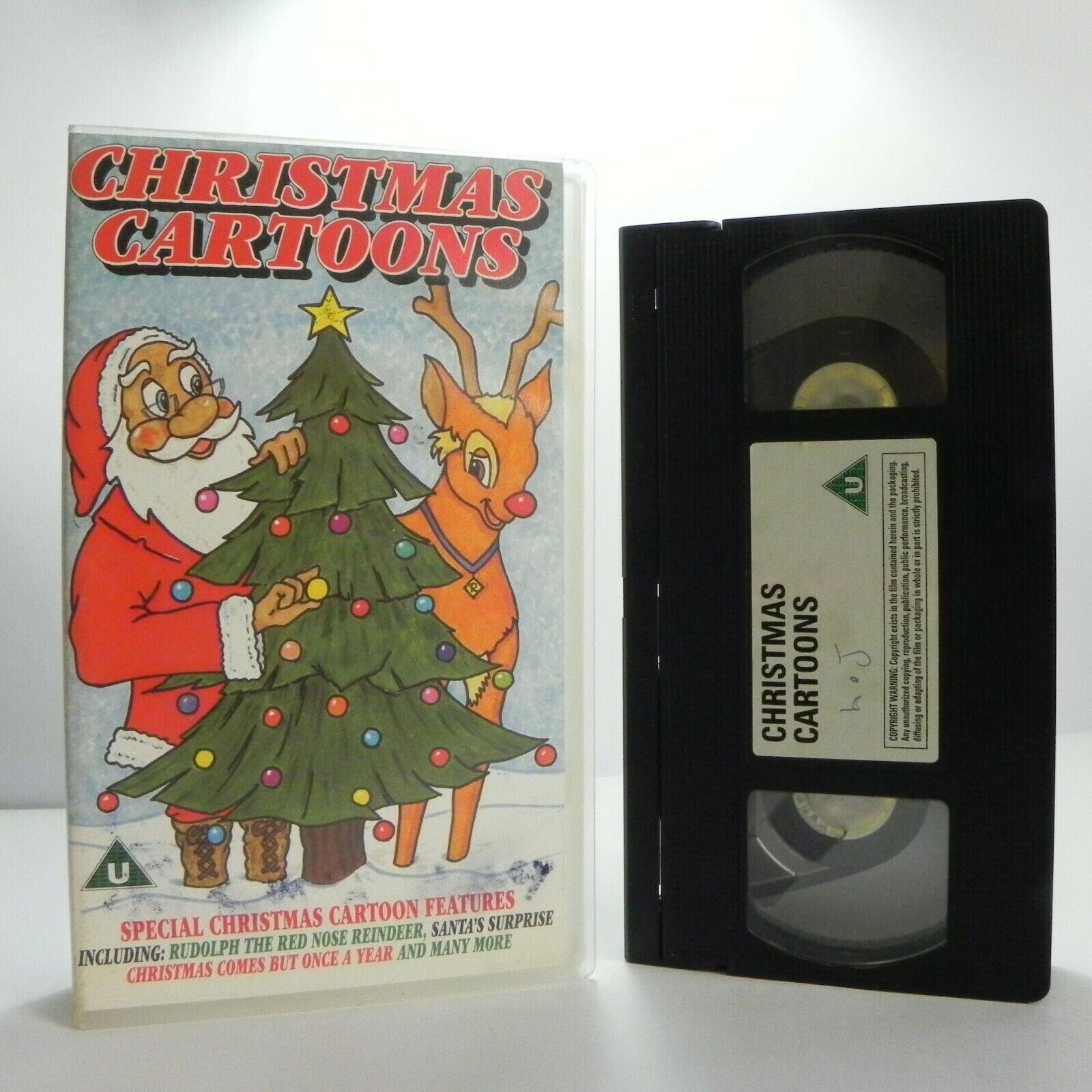 Christmas Cartoons - Animated - Classic Holiday Stories - Children's - Pal VHS-