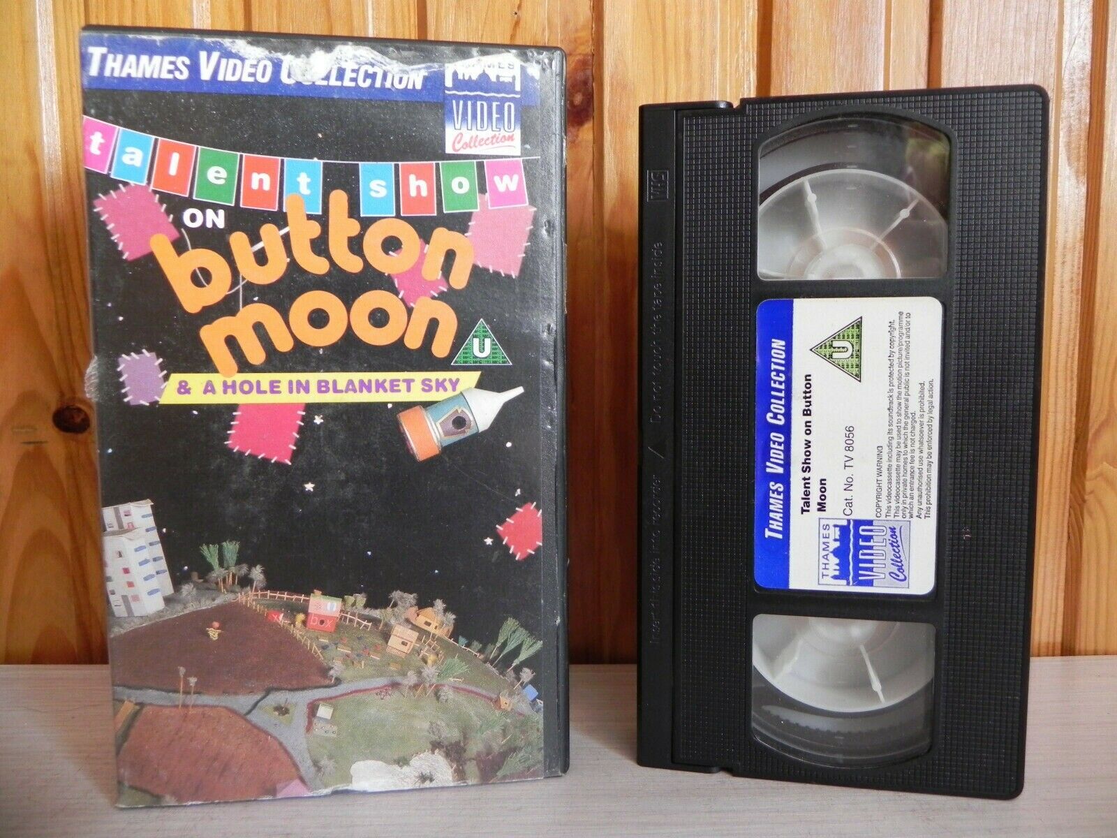 Talent Show On Button Moon - A Hole In Blanket Sky - Cartoon - Kids - Pal VHS-