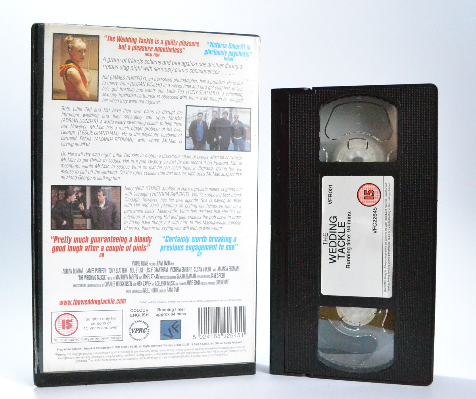 The Wedding Tackle: (2000) British Comedy - Large Box - Guilty Pleasure - VHS-