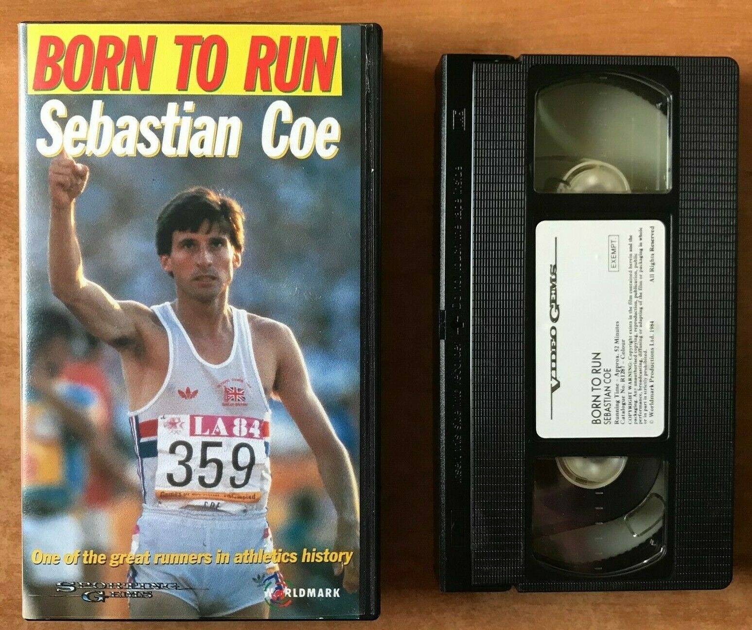 Sebastian Coe: Born To Run [Sporting Gems] British Athlete - Documentary - VHS-