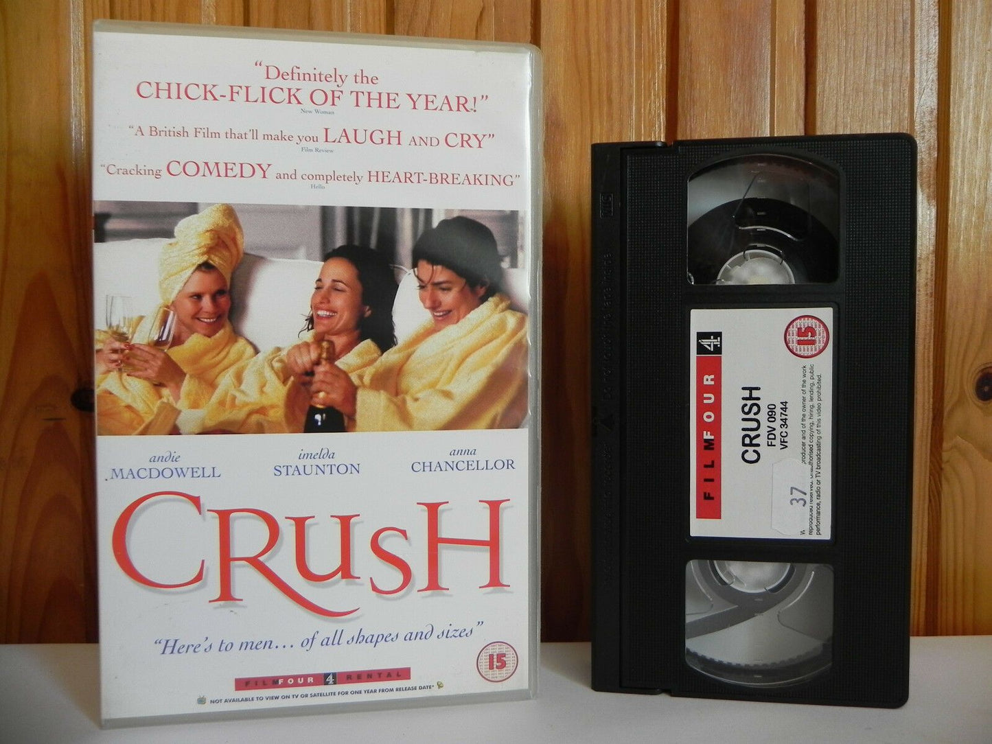 Crush - Film Four - Comedy - Andie Macdowell - Imelda Stauton - Large Box - VHS-
