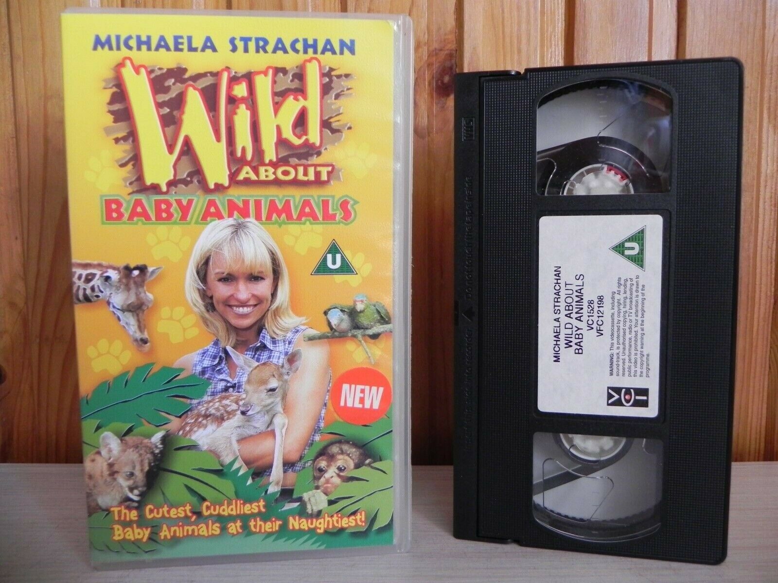 Wild About: Baby Animals; [Michaela Strachan] Wildlife - Educational - Children's - Pal VHS-