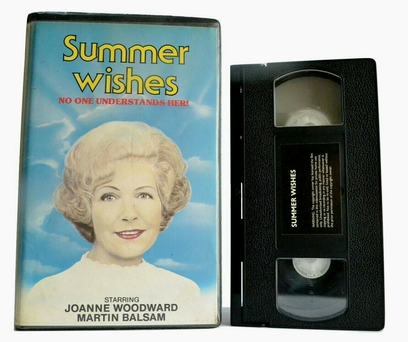 Summer Wishes: Patronising Husband/Raging Mom - Joanne Woodward - Pre-Cert - VHS-