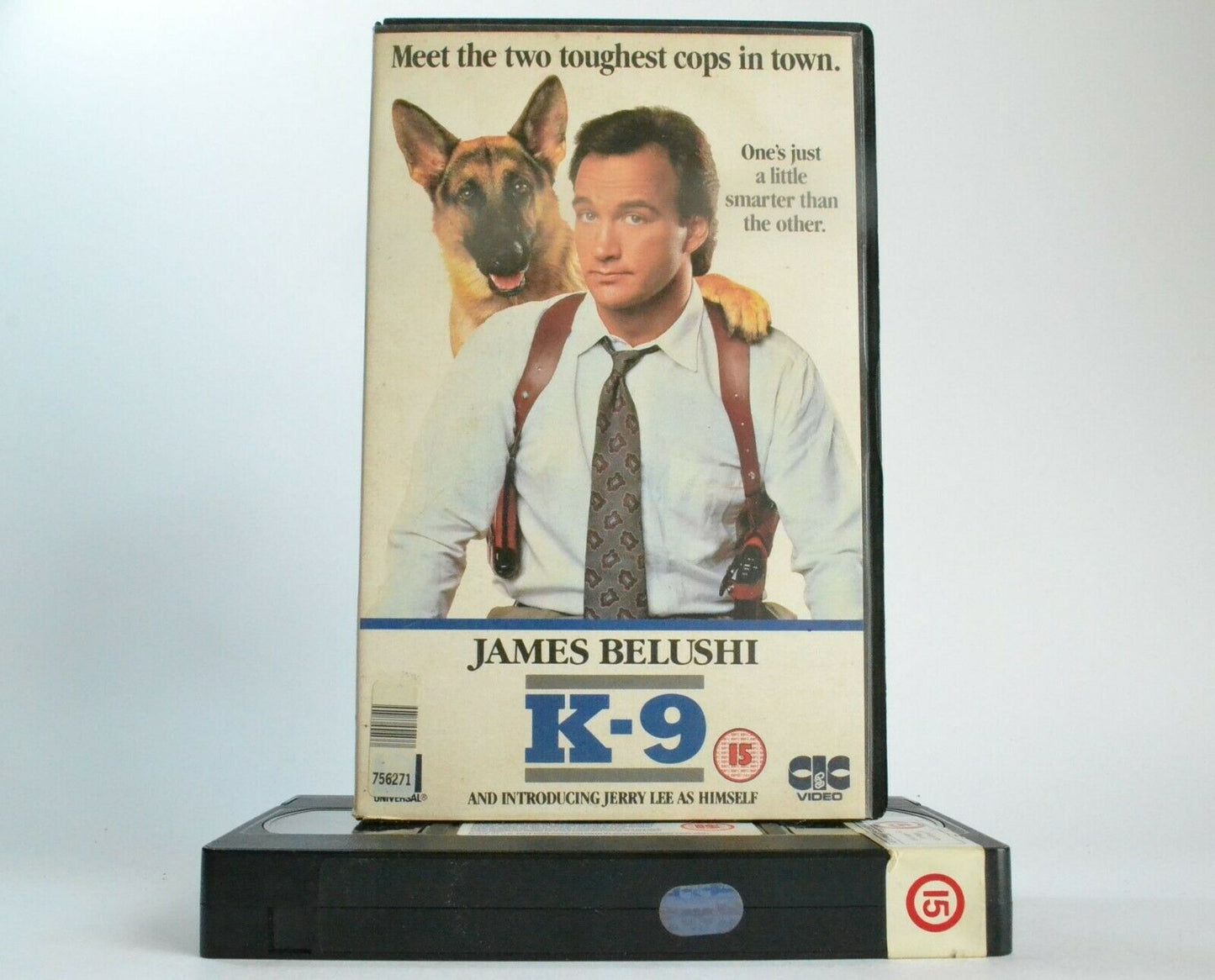 K-9 (1989): Buddy Cop Slapstick Action - [Large Box] - James Belushi - Pal VHS-