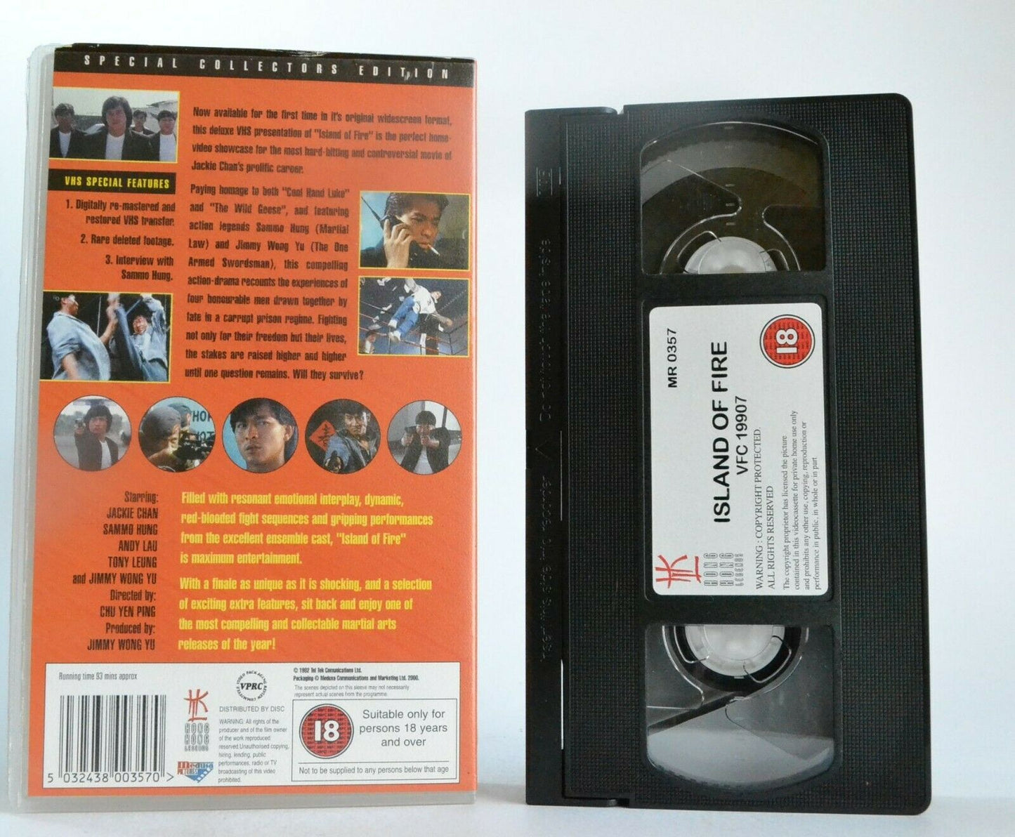 Island Of Fire: Collector's Edition - Widescreen - Martial Arts - J.Chan - VHS-