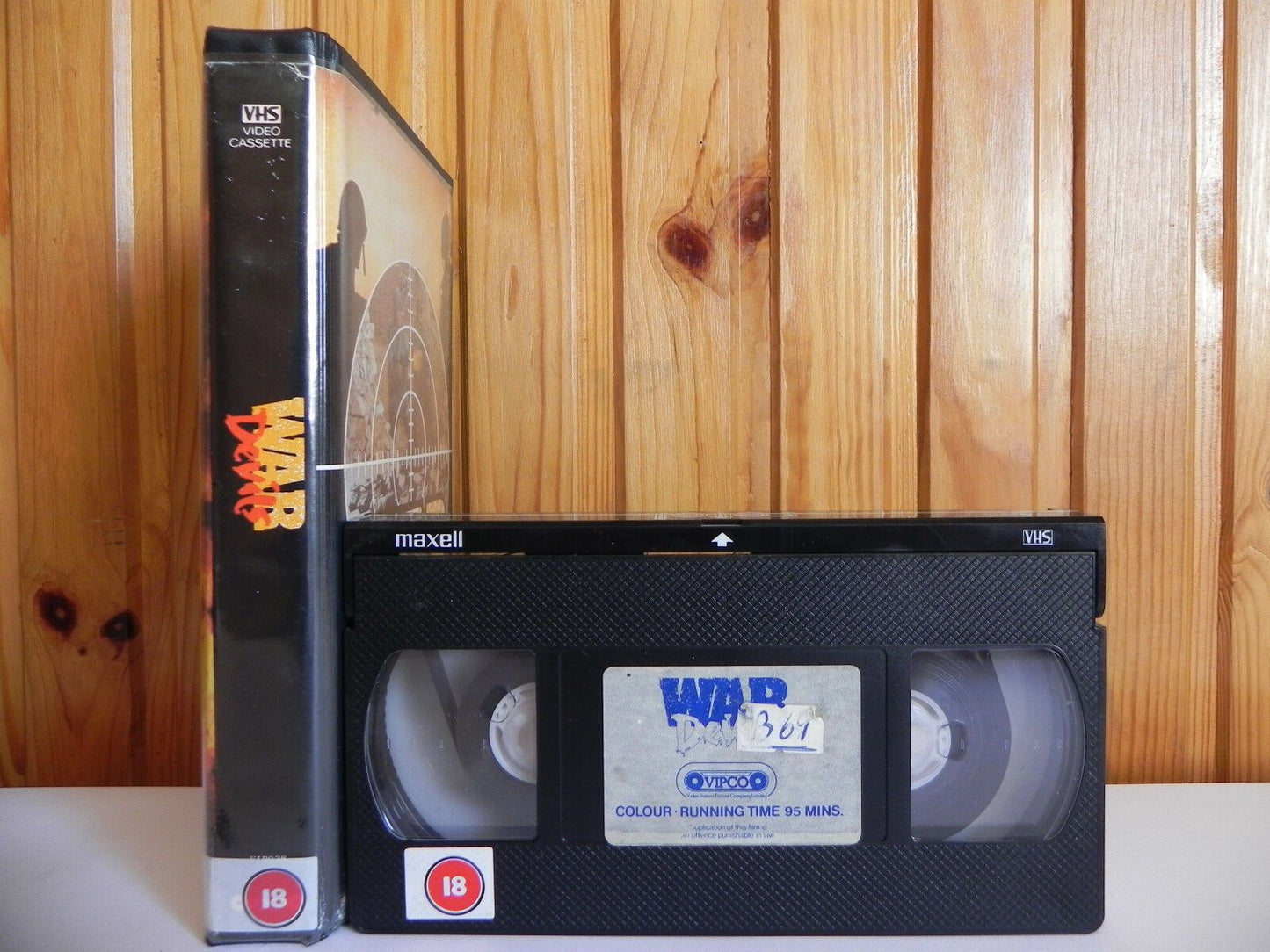 War Devils - Action - Guy Madison - Pre-Cert - Ex-Rental - Large Box - Pal VHS-