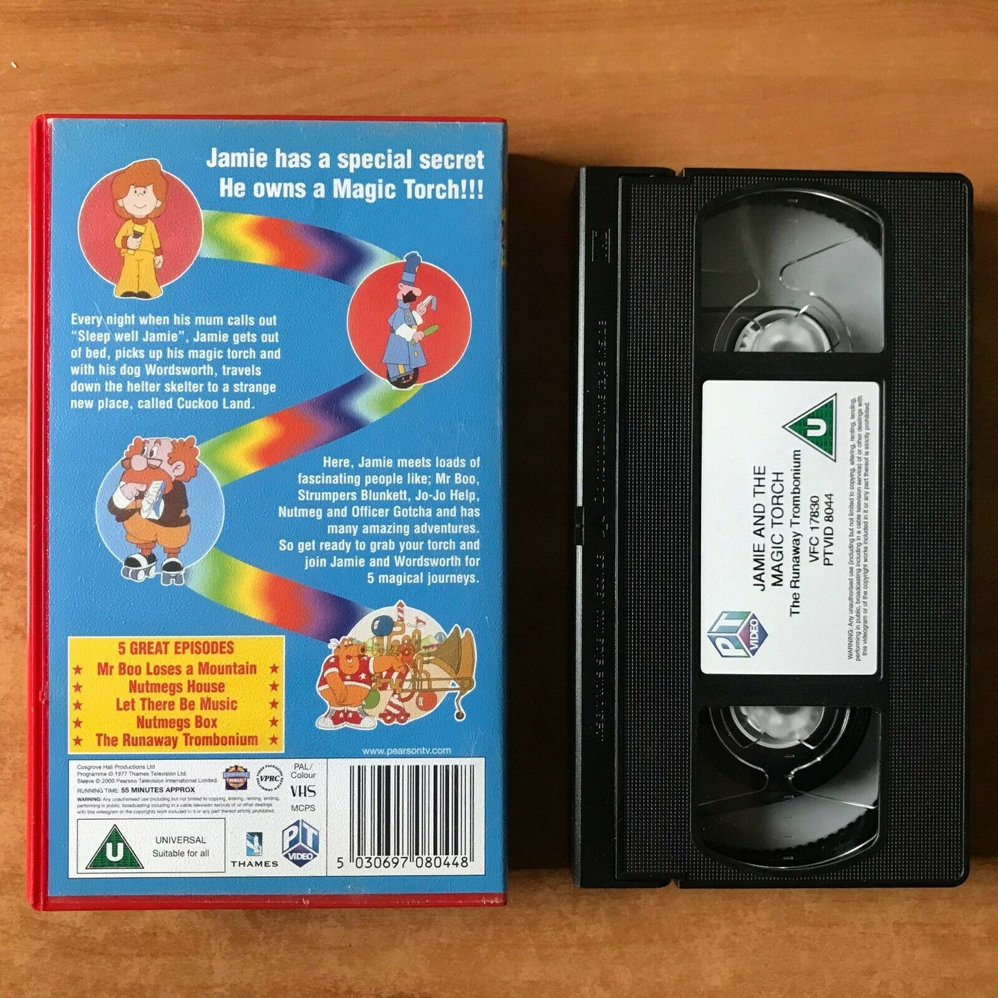 Jamie And The Magic Torch: The Runaway Trombobium - Animated - Children's - VHS-