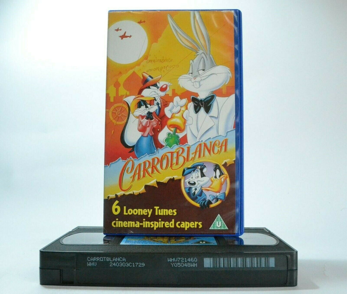 Carrotblanca: 6 Looney Tunes Capers - Animated Adventures - Children's - Pal VHS-