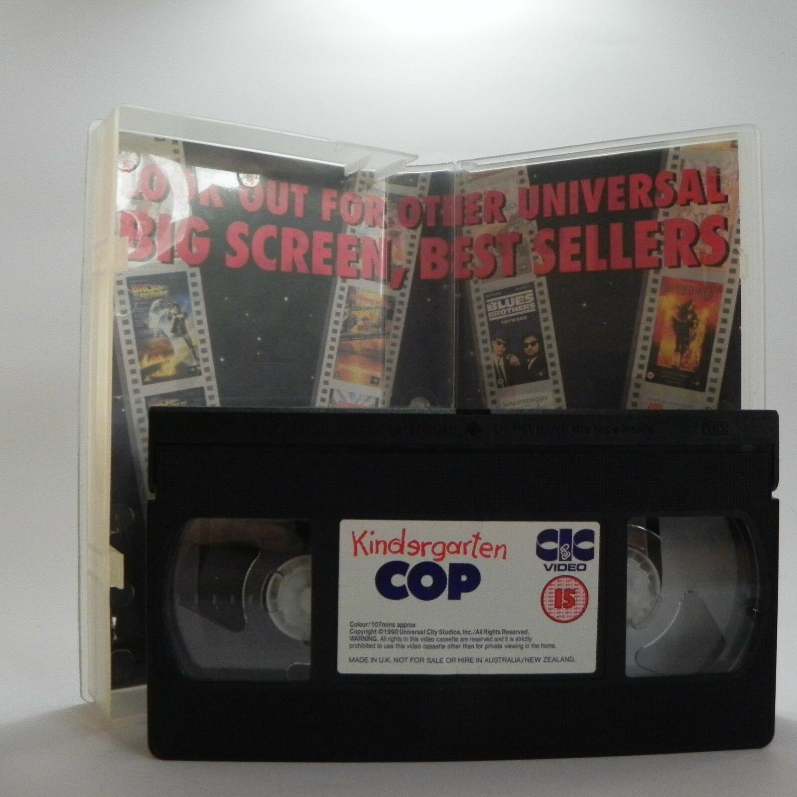 Kindergarten Cop: (1990) CIC Video - Comedy - Arnold Schwarzenegger - Pal VHS-