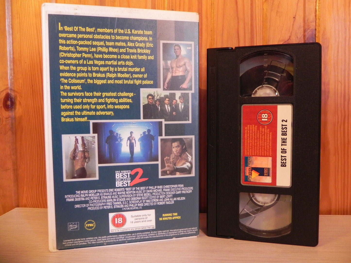 Best Of The Best 2 - Underground Fighting Ring - Big Box - Ex-Rental - VHS-
