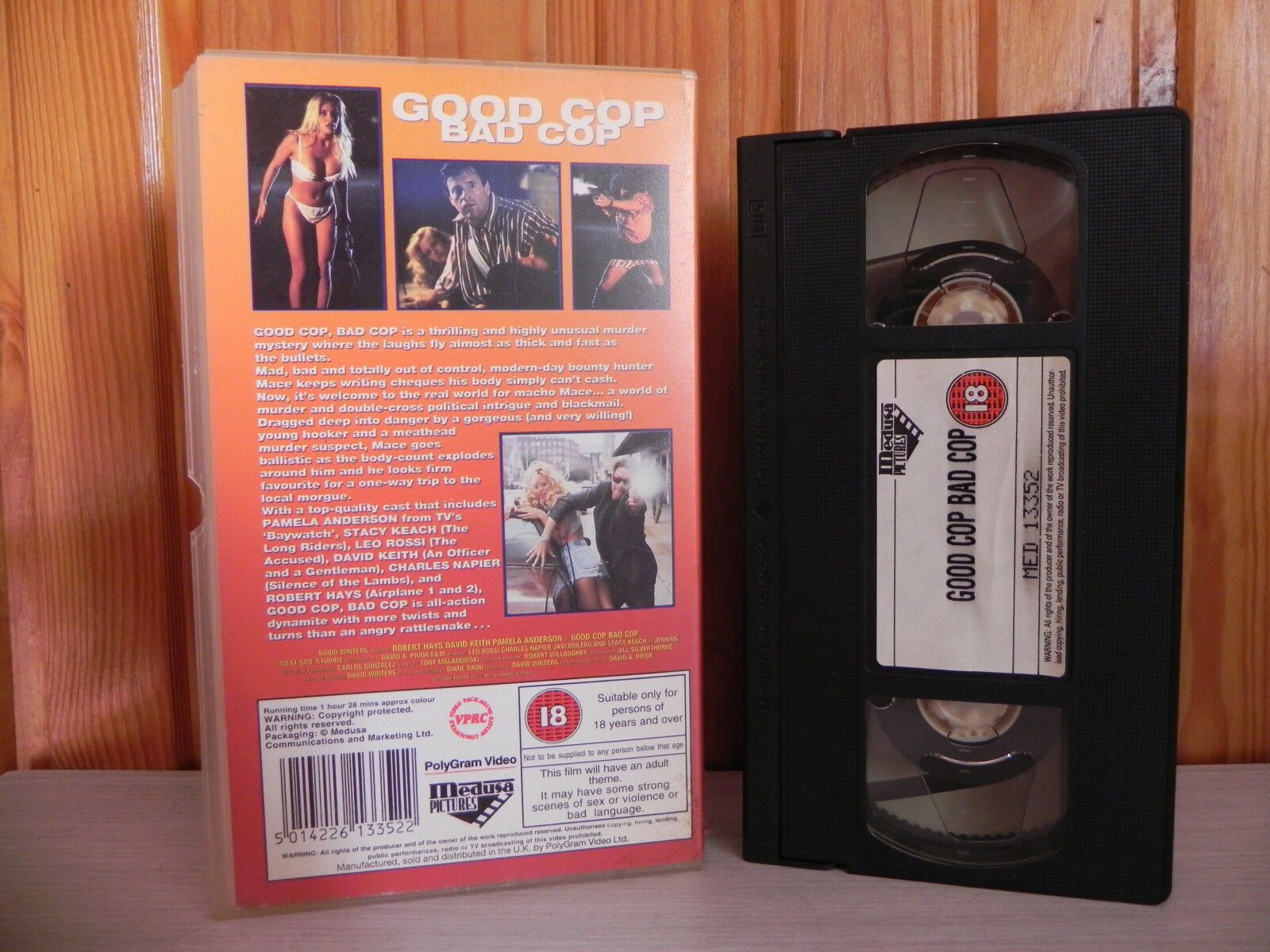 Good Cop Bad Cop - Pamela Anderson - Thriller Mystery - Medusa Pictures Pal VHS-