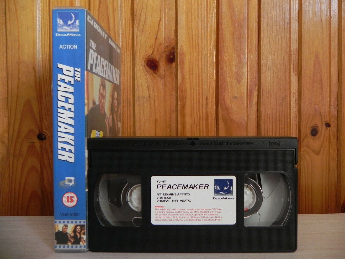 The Peacemaker - Clooney - Crime, Action, Thriller - Sample Copy Video - Pal VHS-