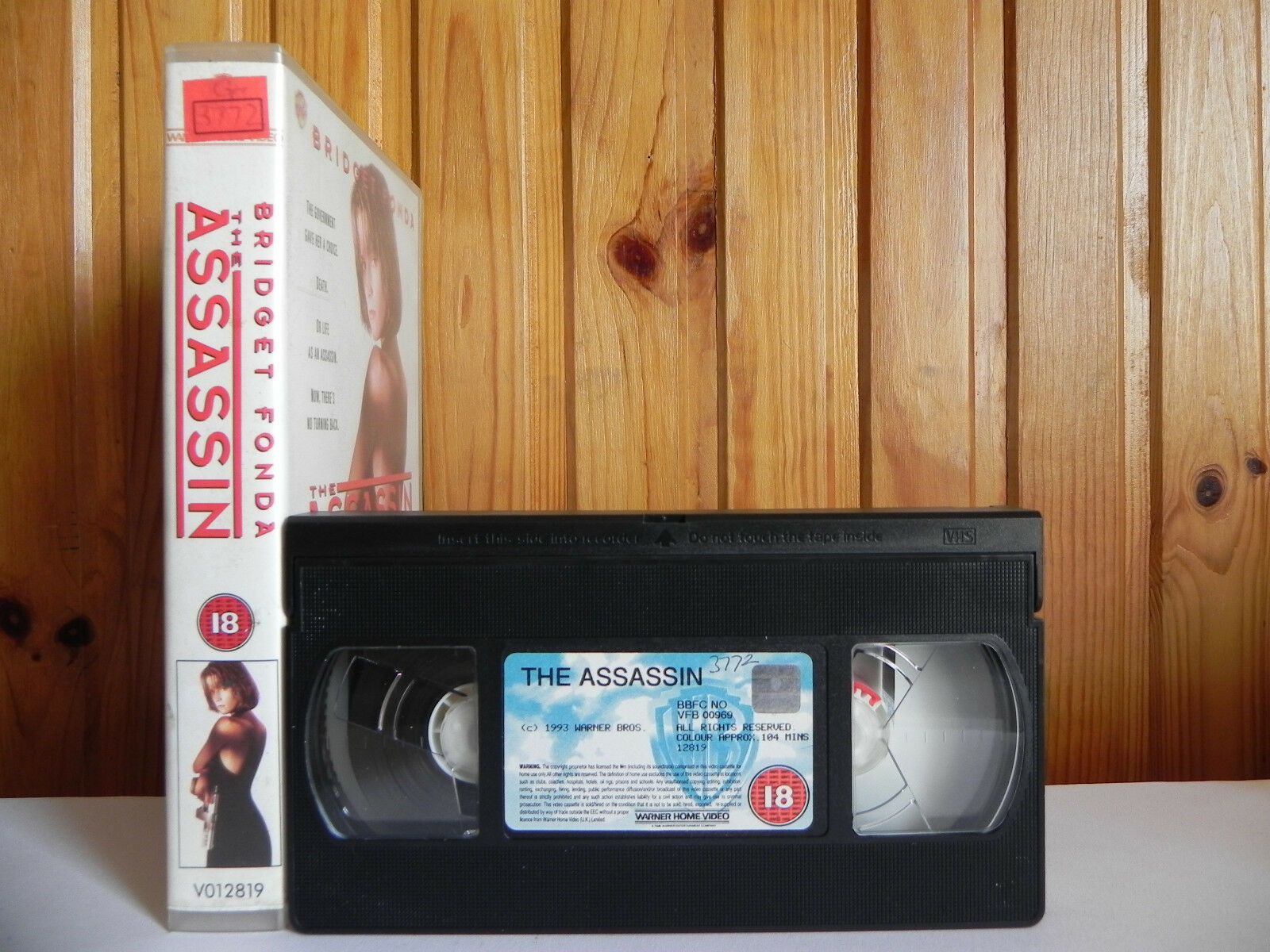 The Assassin - Large Box - Thriller - Bridget Fonda - Gabriel Byrne - Pal VHS-