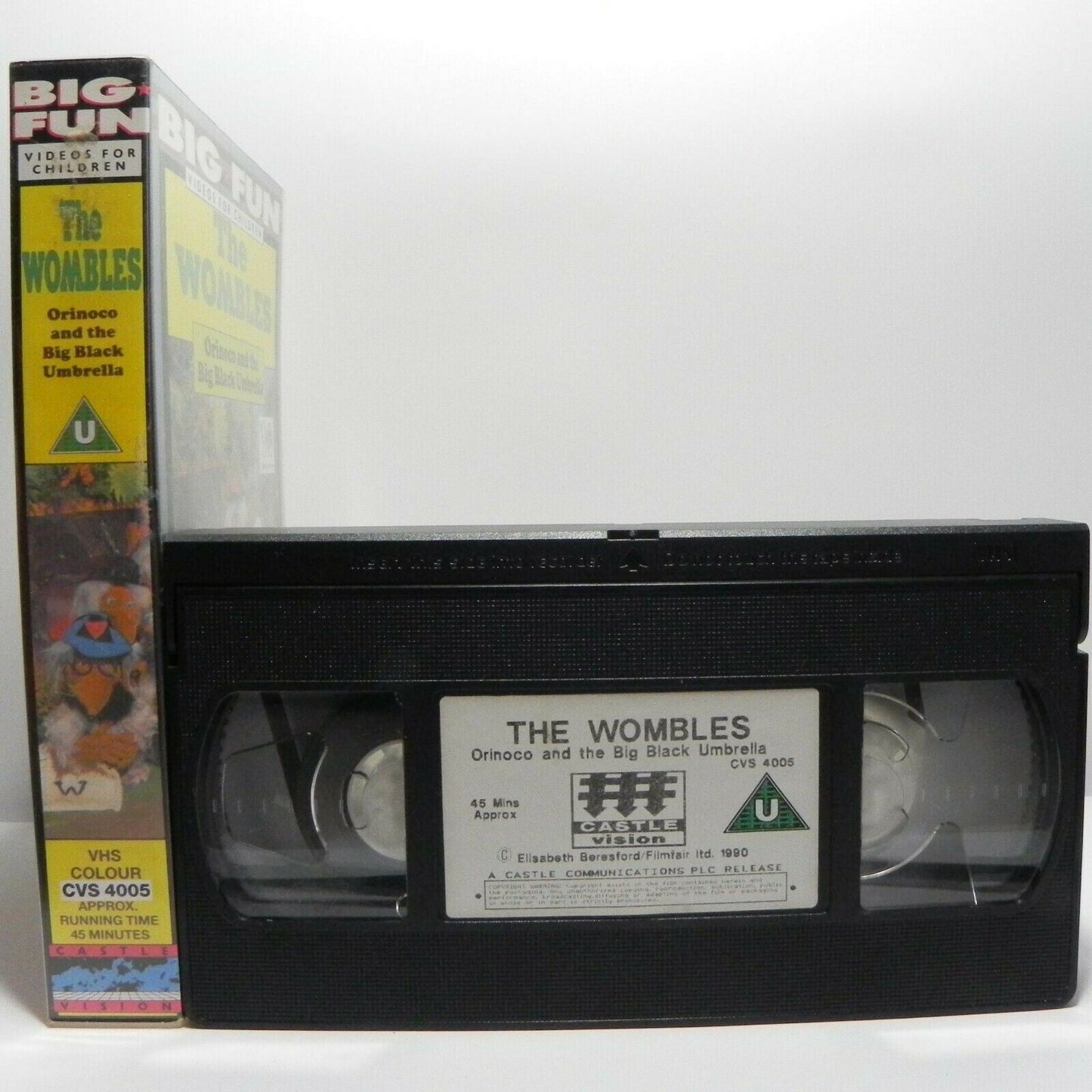 The Wombles: Orinoco And The Big Black Umbrella - Classic Animation - Kids - VHS-