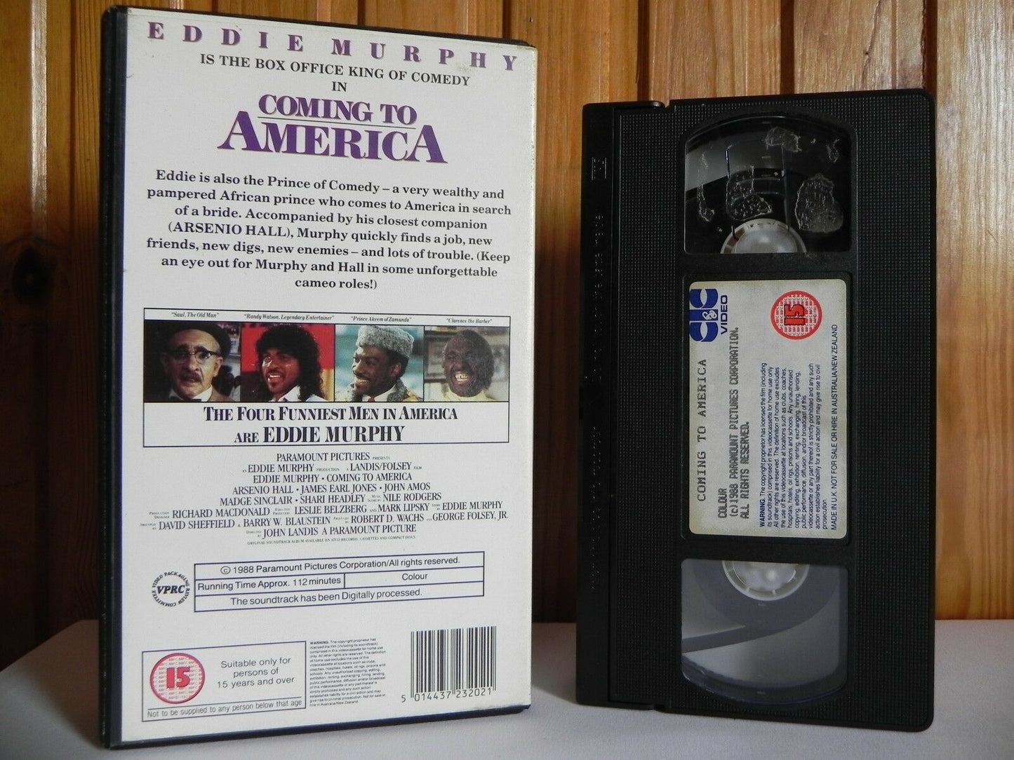 Coming To America - CIC Video - Comedy - Eddie Murphy - Arsenio Hall - Pal VHS-