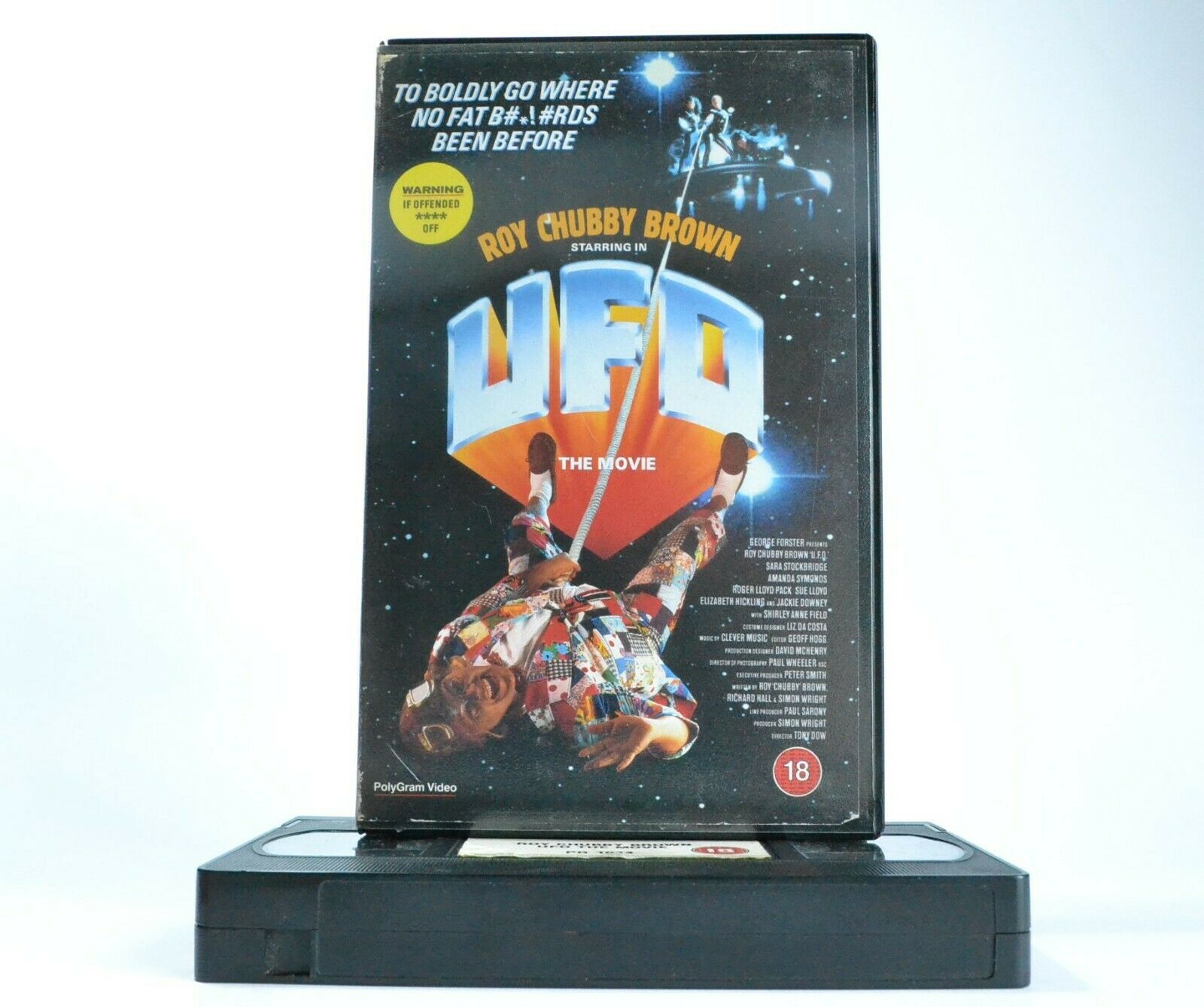 UFO: The Movie: British Sci-Fi Spoof - Large Box - Roy "Chubby" Brown - Pal VHS-