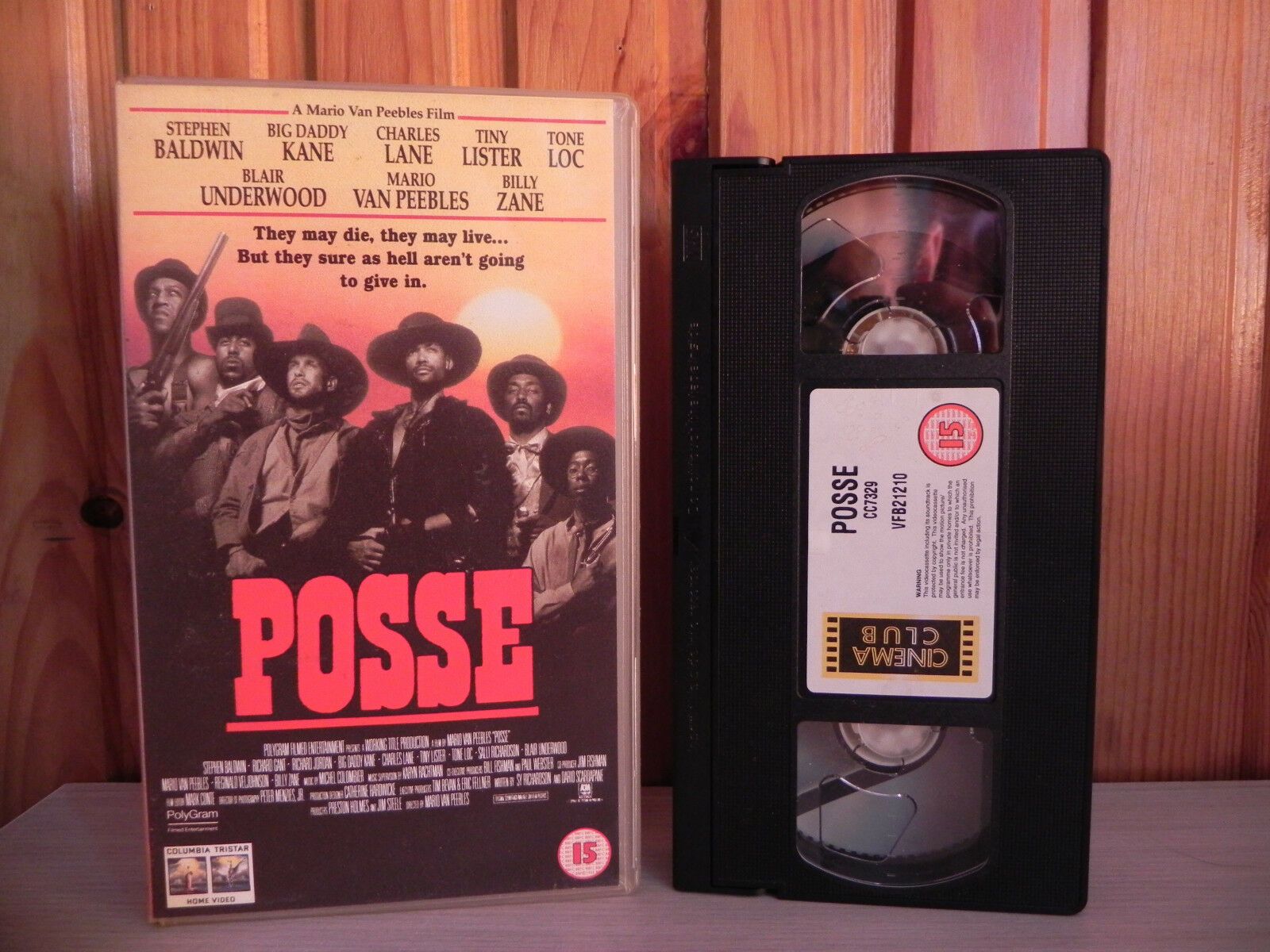Posse (1993); [Mario Van Peebles]: Western - Buffalo Soldiers - Stephen Baldwin - Pal VHS-