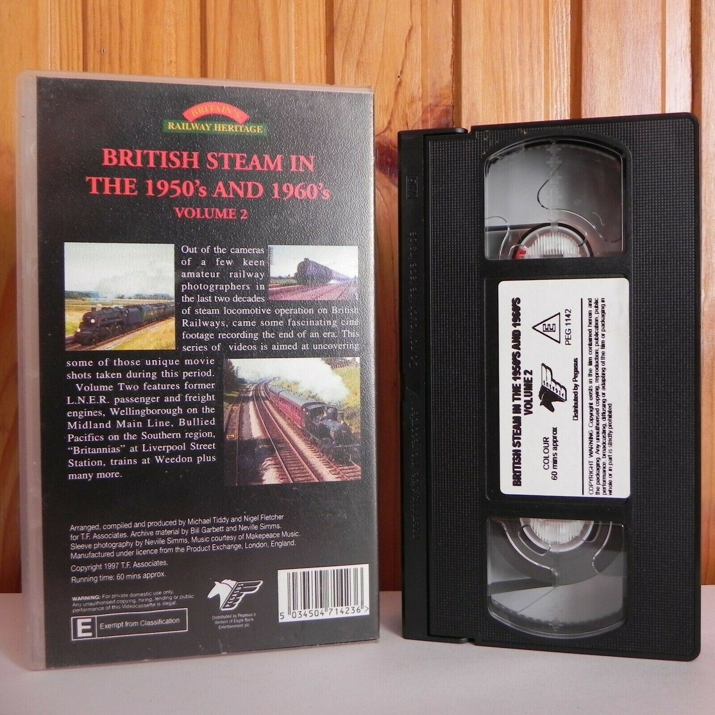 British Steam In The 1950's And 1960's - Volume 2 - Railway Heritage - Pal VHS-