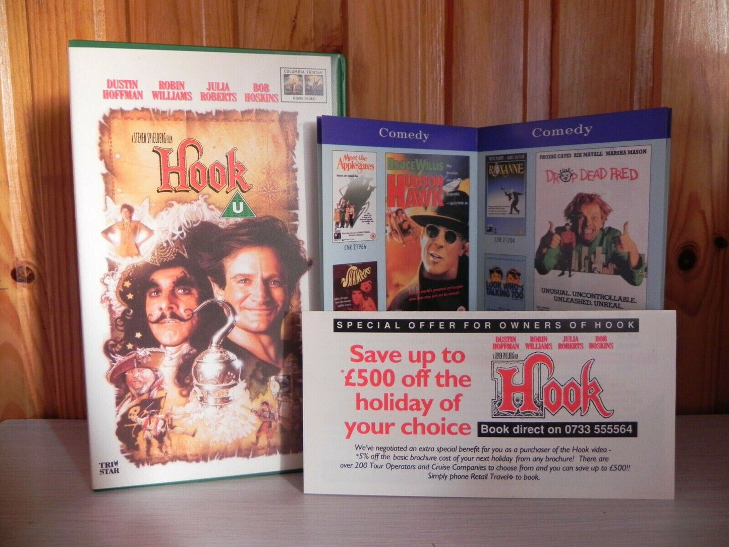 Hook (1991): Film By Steven Spielberg - Fantasy Adventure - Children's - Pal VHS-
