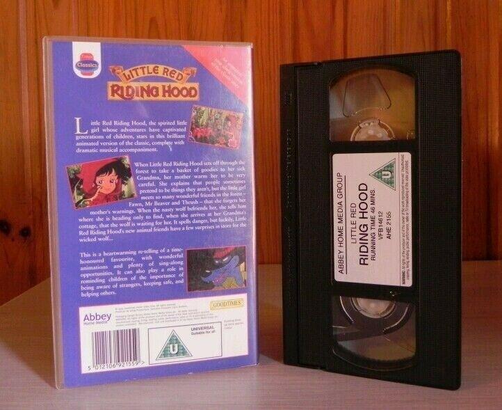 Little Red Riding Hood: The Musical Version - Story & Song - Animated Kids - VHS-