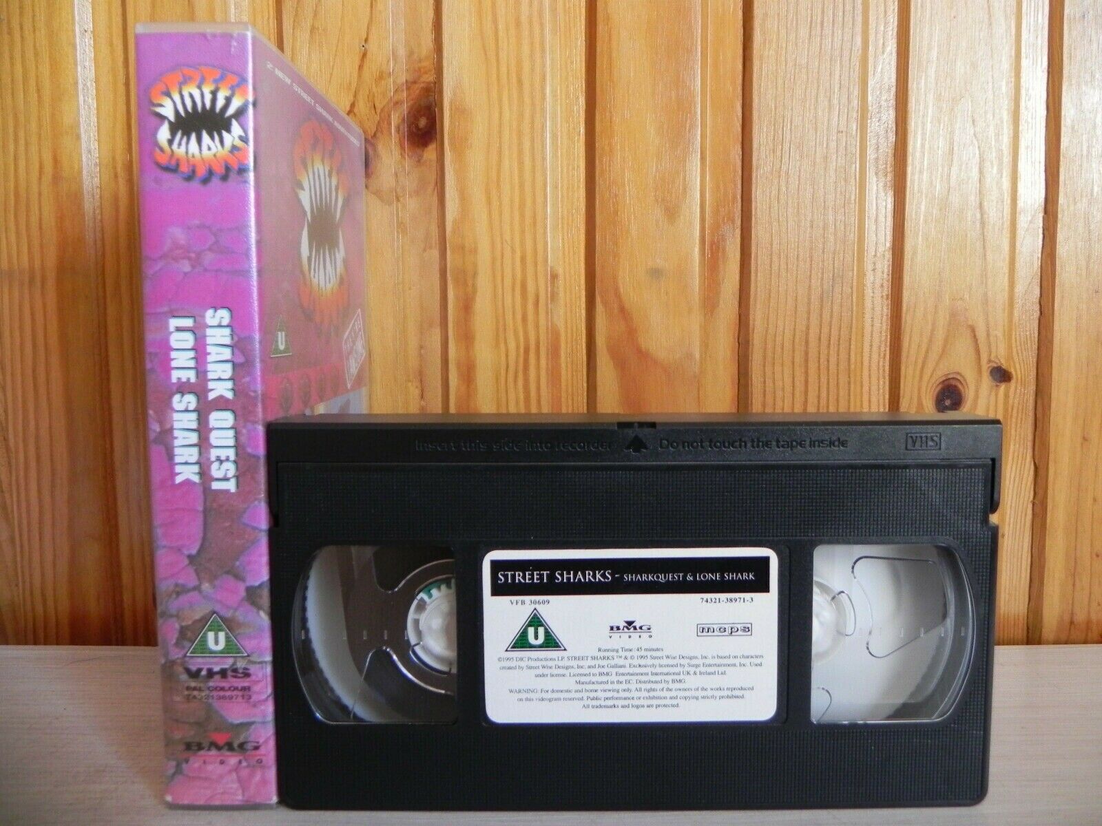 Street Sharks - Shark Quest - 2 New Street Shark Adventures - Childrens - VHS-