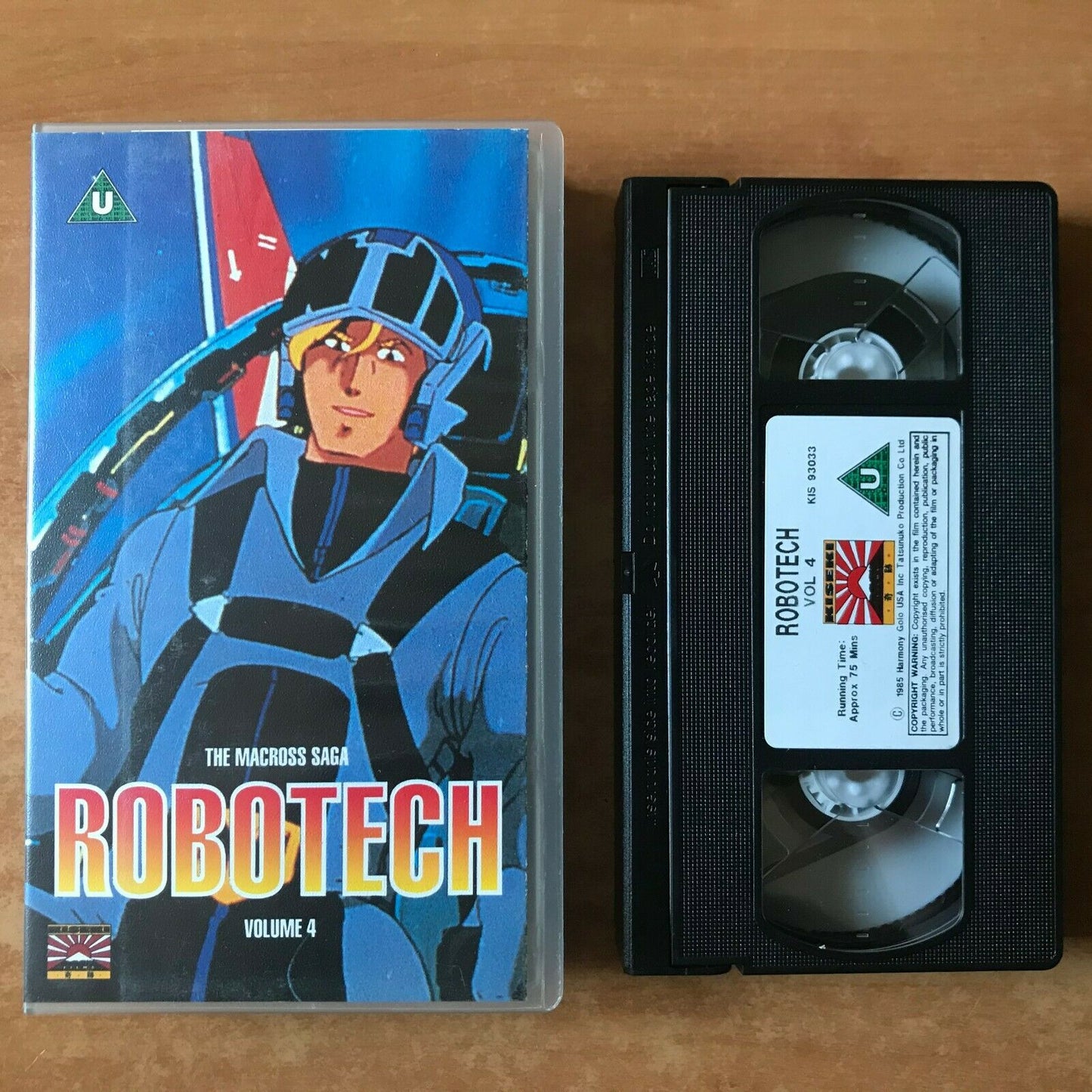 Robotech; [The Macross Saga] Vol. 4: First Contact; (Kiseki) Manga - Anime - VHS-
