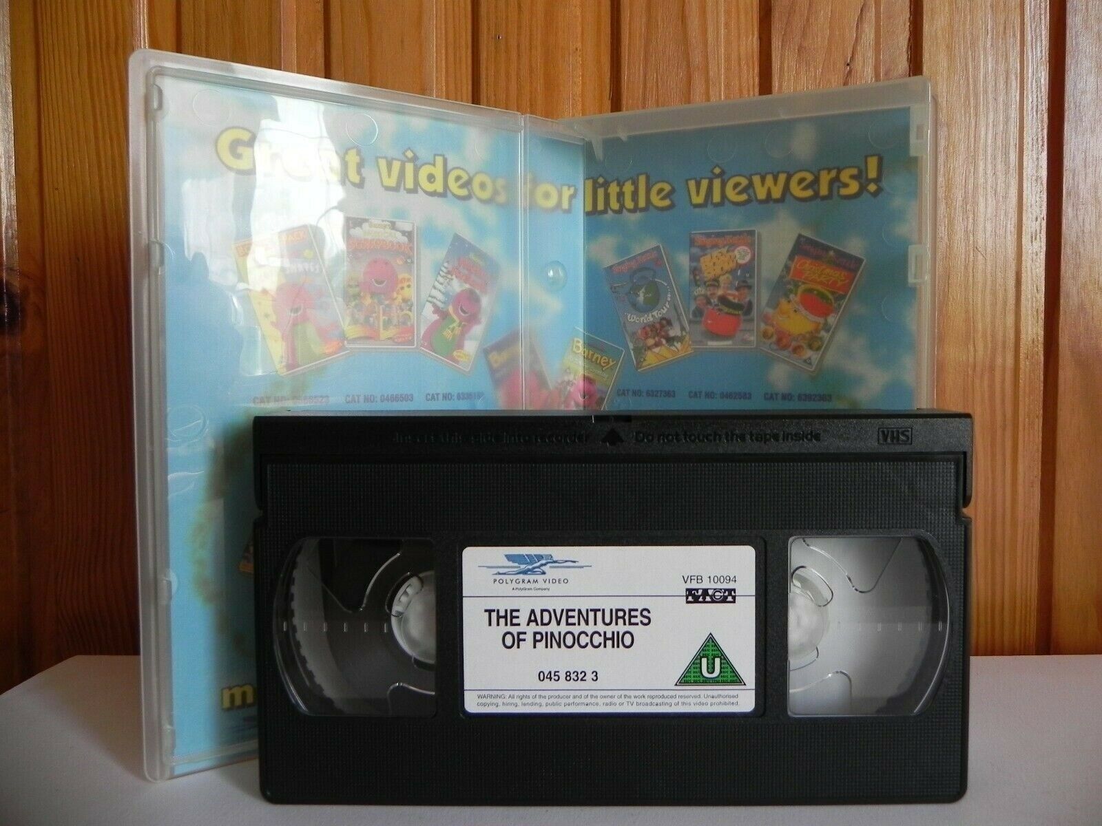 The Adventures Of Pinocchio - PolyGram - Martin Landrau - Genevieve Bujold - VHS-