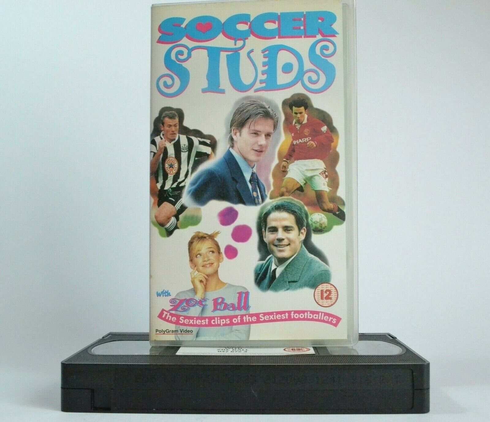 Soccer Studs: By Zoe Ball - David Beckham - Alan Shearer - David Ginola - VHS-