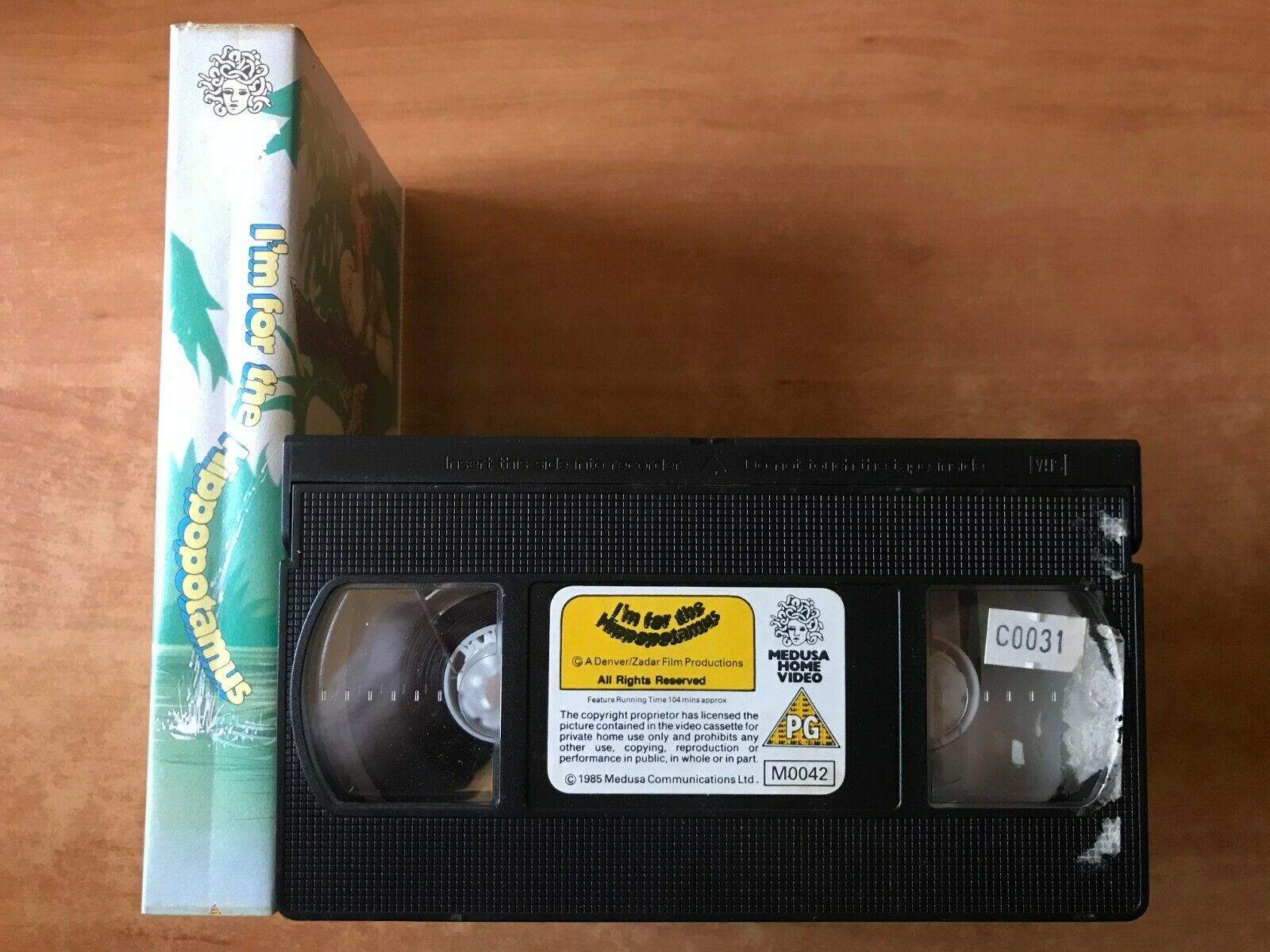 I'm For The Hippopotamus; [Medusa Video] Comedy Adventure - Bud Spencer - VHS-