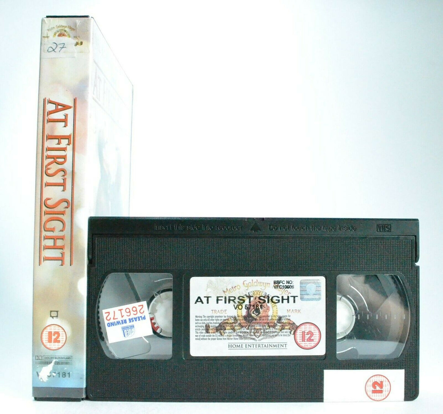 At First Sight: Modern Love Story - Large Box - Val Kilmer/Mira Sorvino - VHS-