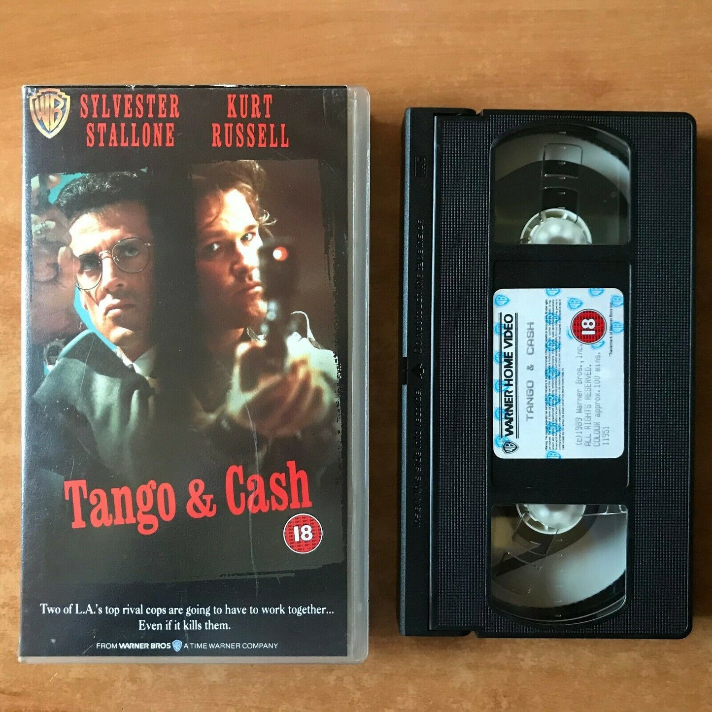 Tango & Cash (1989): Explosive Action - Sylvester Stallone / Kurt Russell - VHS-