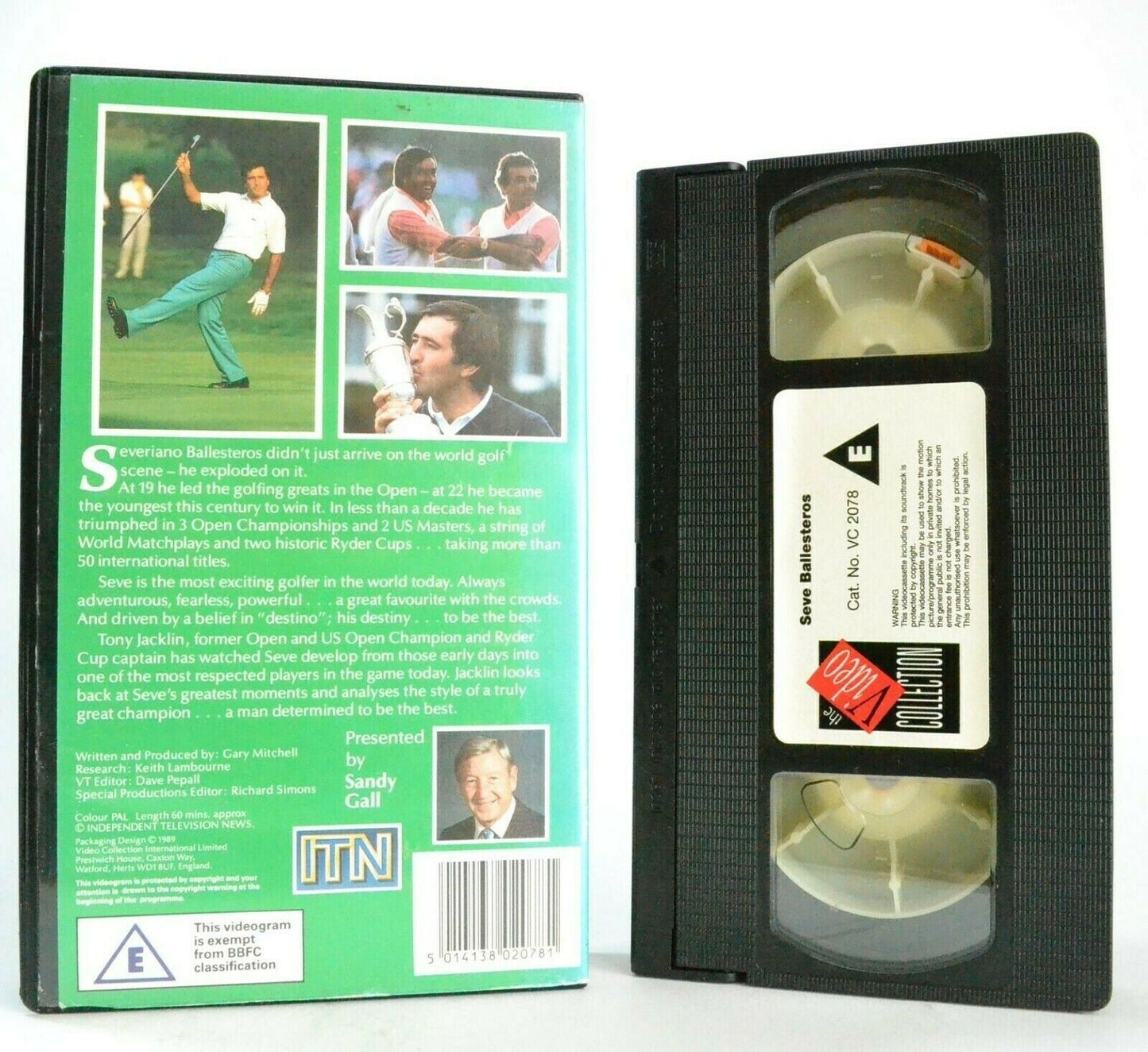 Seve (Severiano Ballesteros): By Sandy Gall - Legendary Golfer - Sports - VHS-
