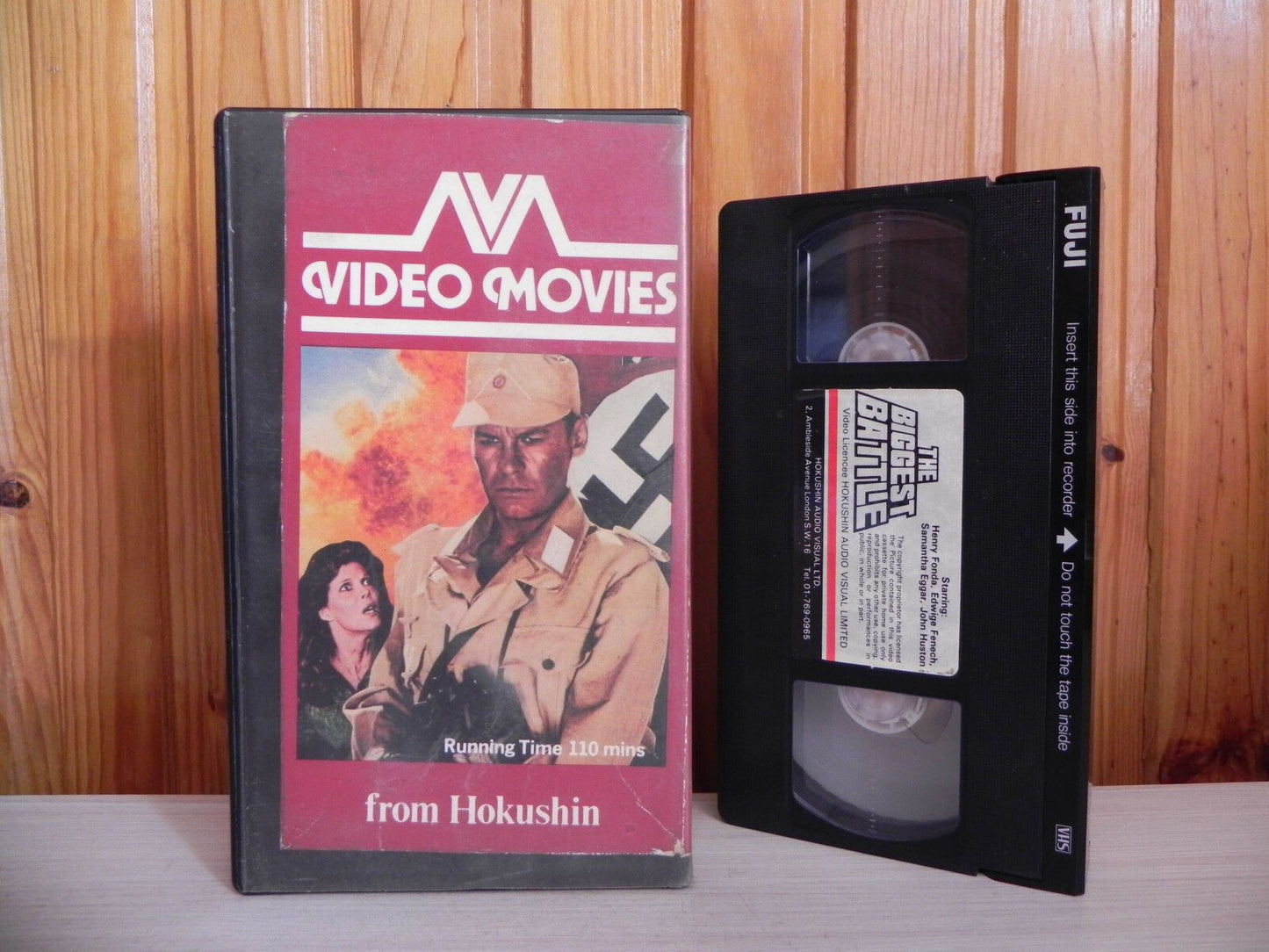 The Biggest Battle - Battle Force - Helmut Berger - Hokushin - Pre Cert VHS-