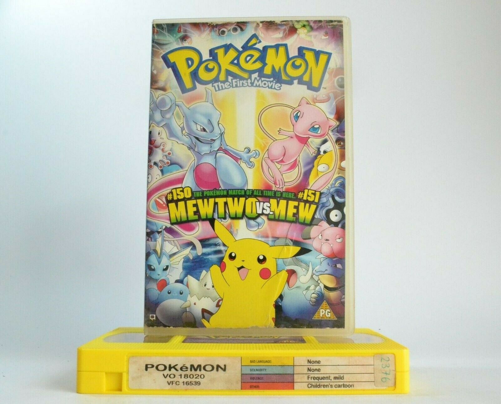 Pokémon O Filme Mewtwo X Mew Vhs Original Dublado
