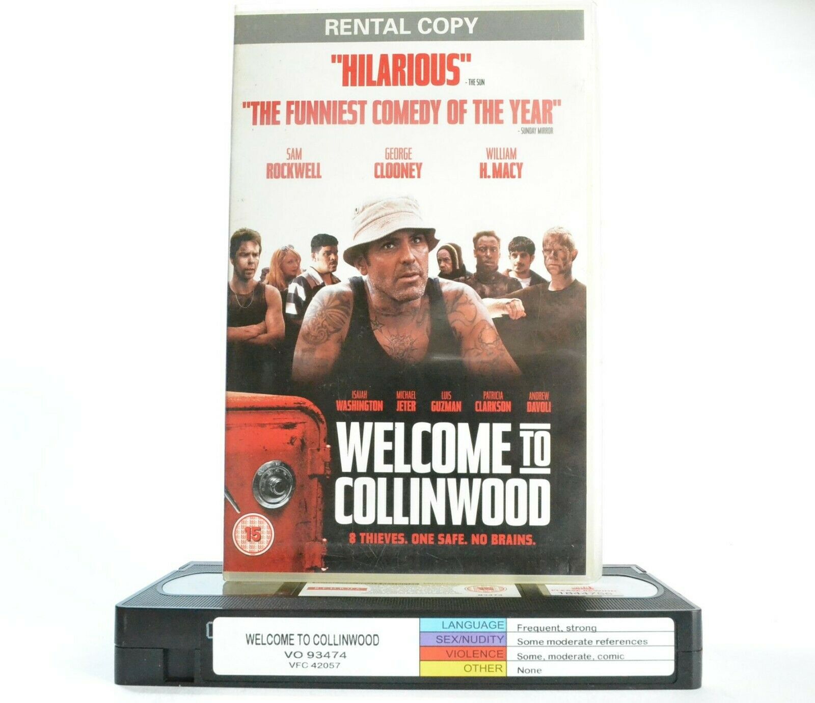 Welcome To Collinwood (2002) - Caper Comedy - Large Box - George Clooney - VHS-